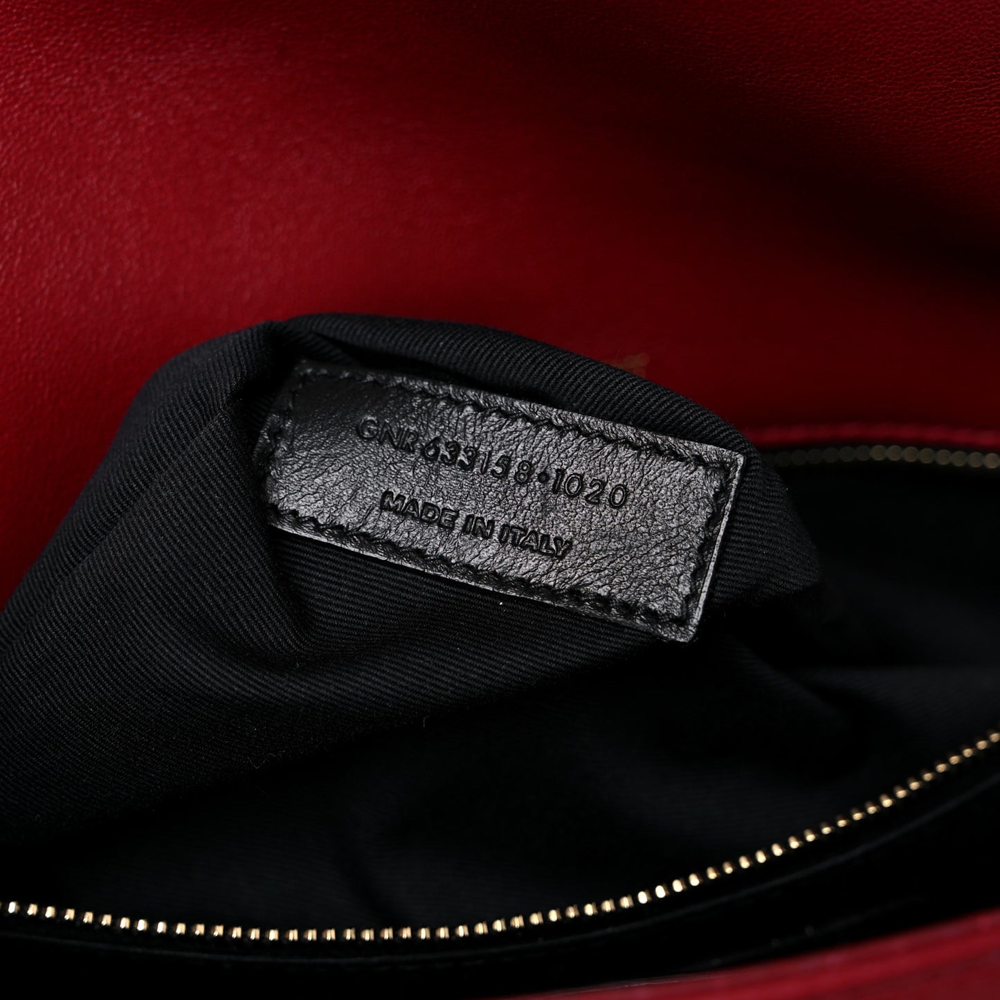 Lambskin Matelasse Monogram Medium Niki Chain Satchel Red