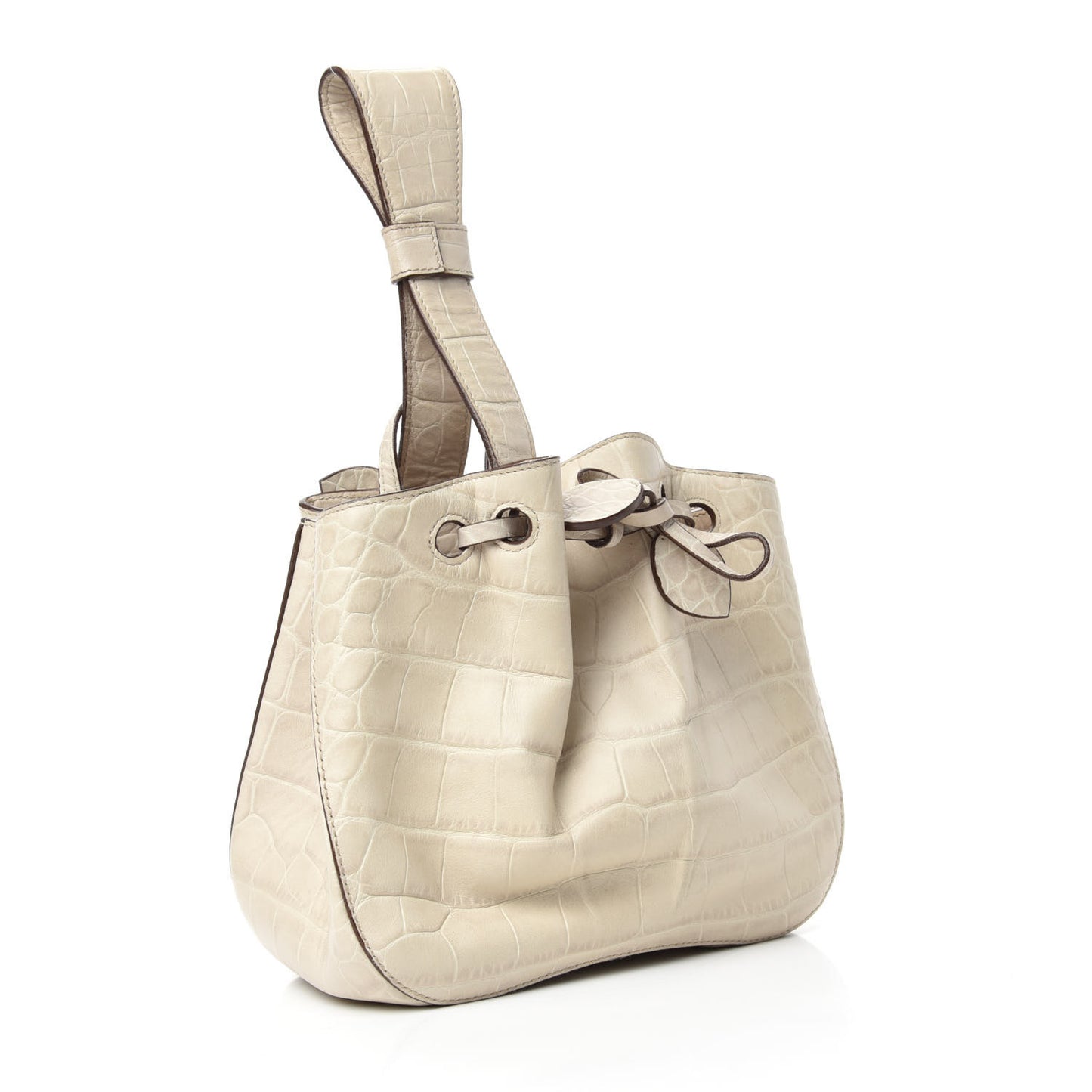 Alligator Rose-Marie 19 Bag Off White