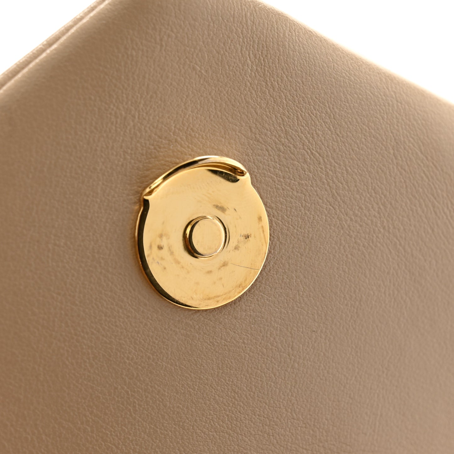 Calfskin Y Quilted Monogram Small Loulou Chain Satchel Dark Beige