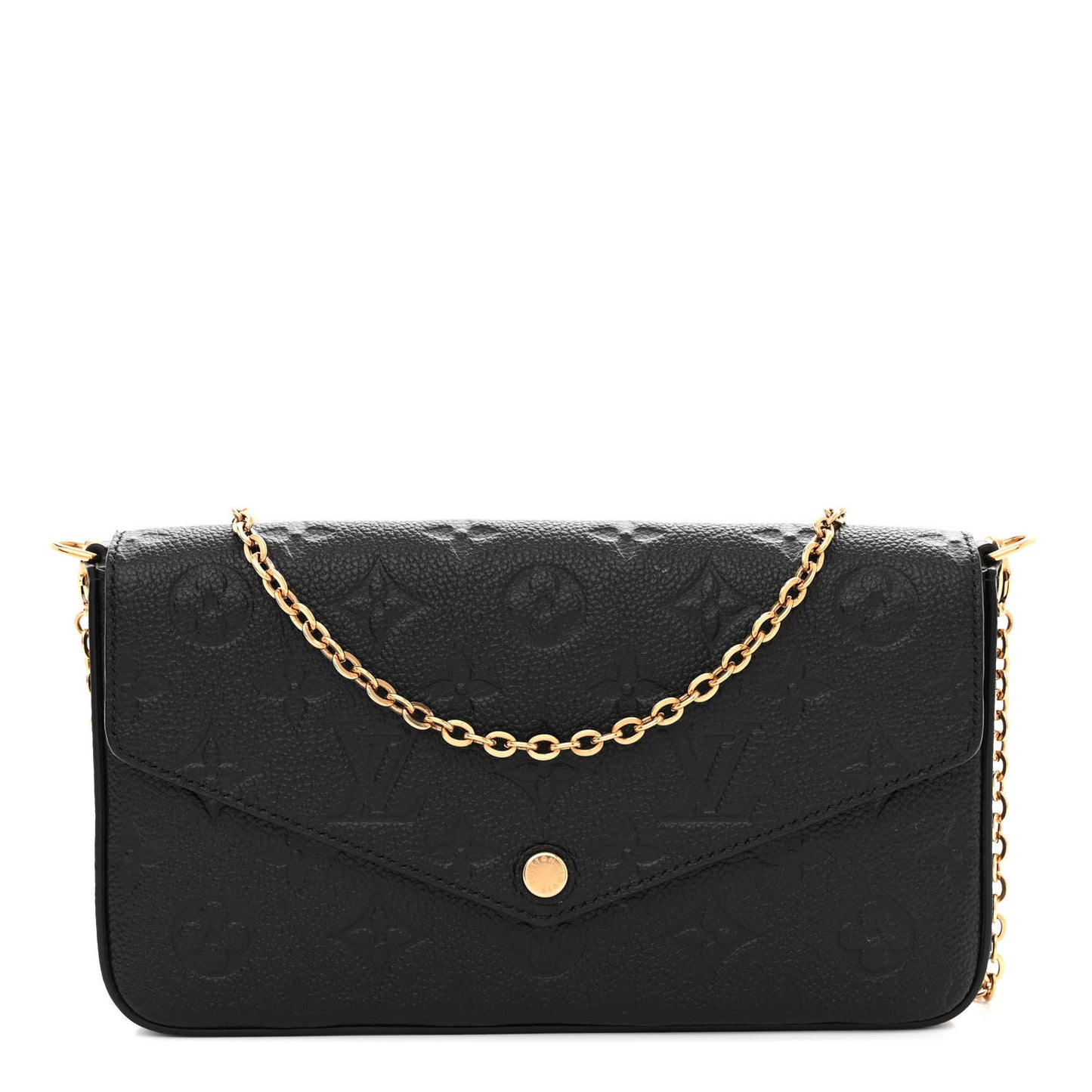 Empreinte Pochette Felicie Chain Wallet Black