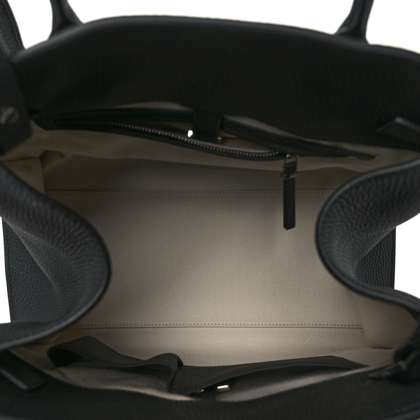 Matte Grained Calfskin Soft Margaux 12 Black