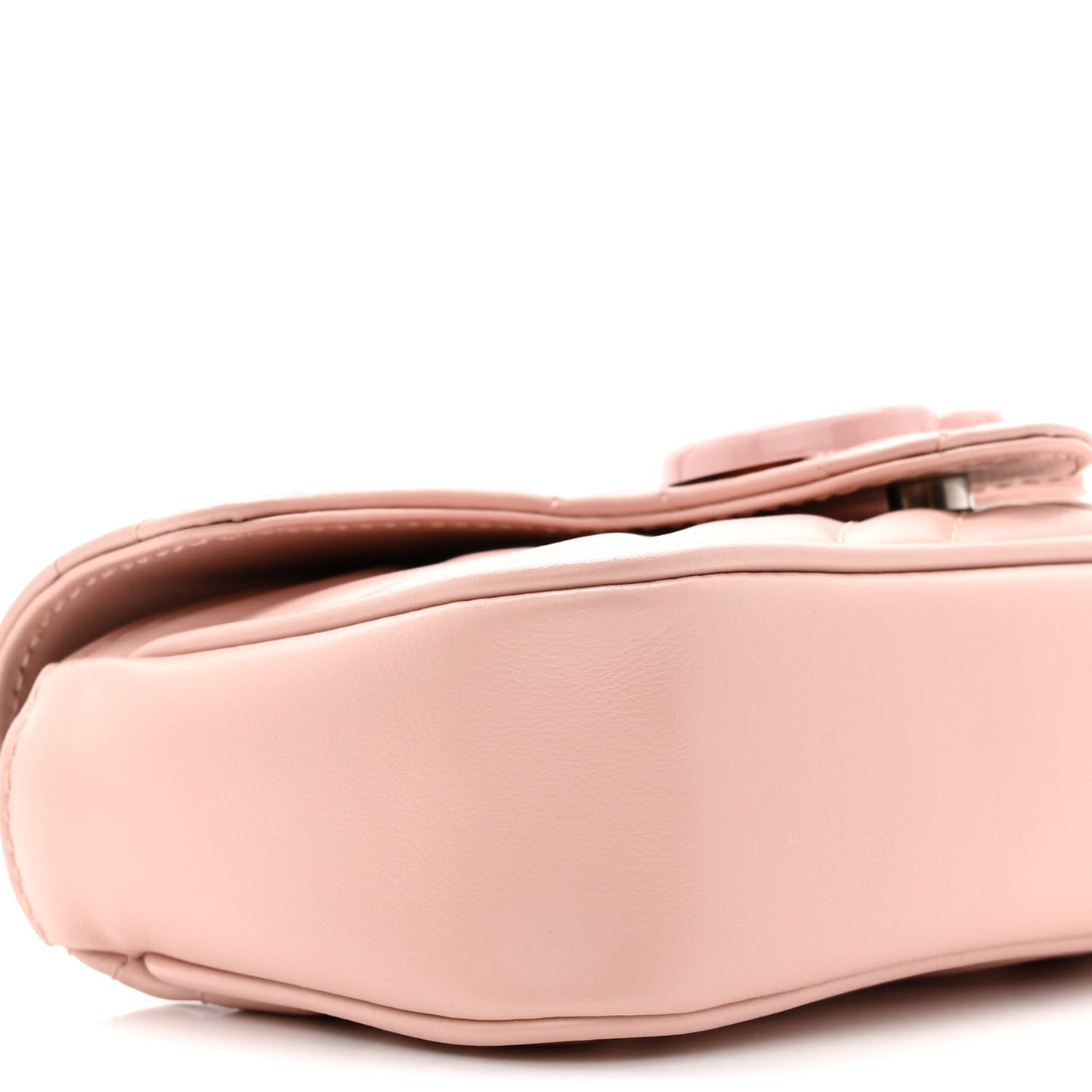 Calfskin Matelasse Monochrome GG Marmont Chain Belt Bag Perfect Pink