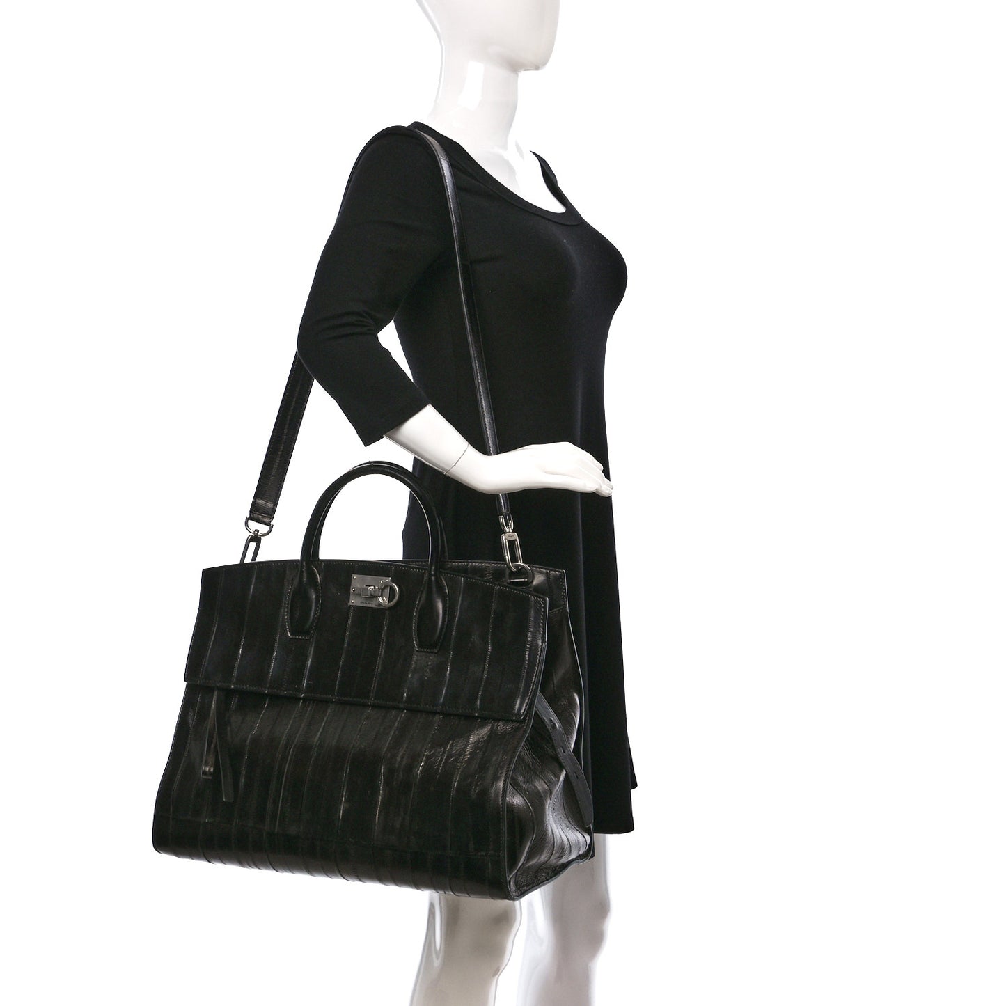 Eel Large Studio Bag Black