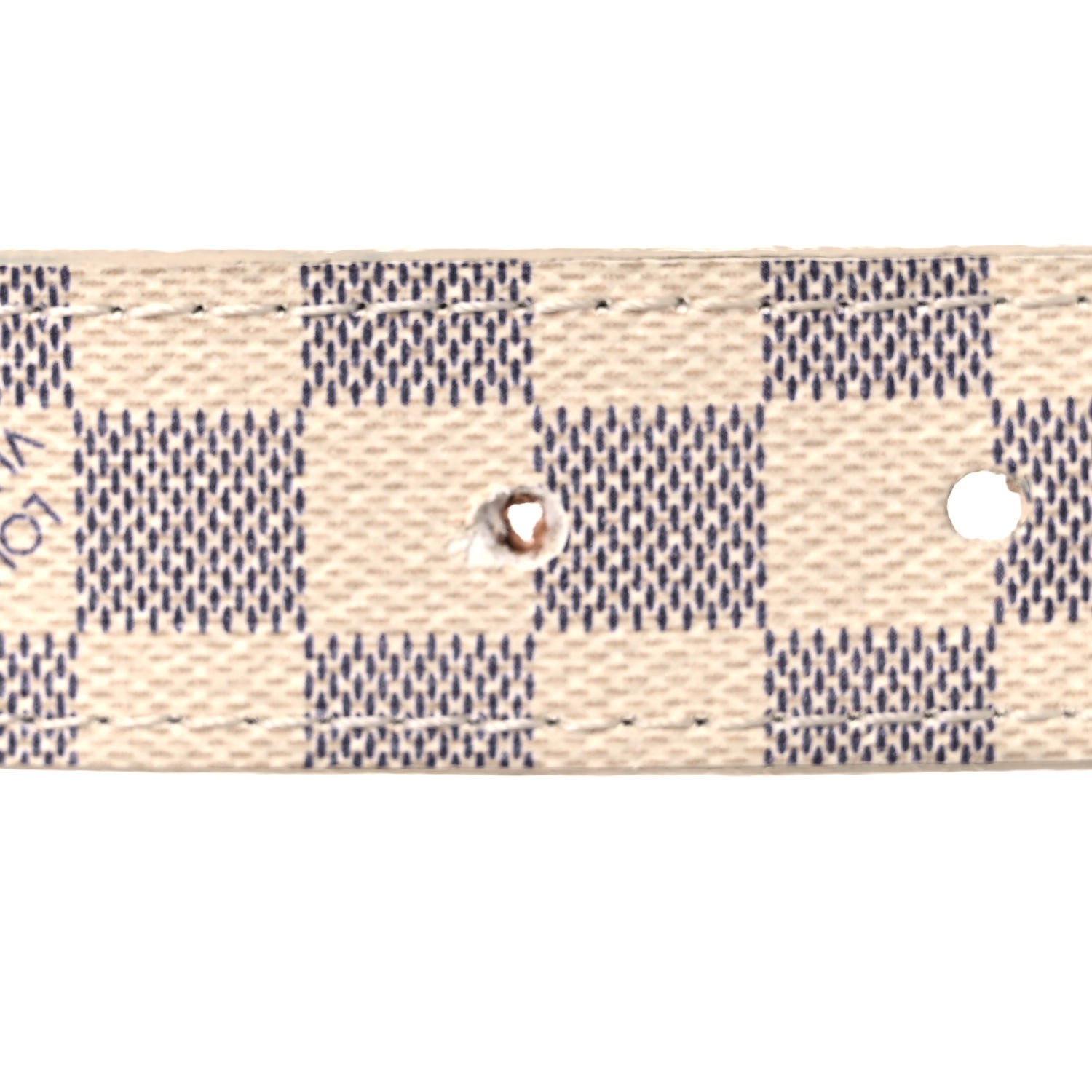 Louis Vuitton Damier Azur 25mm Mini Belt 85 34 8 of 9