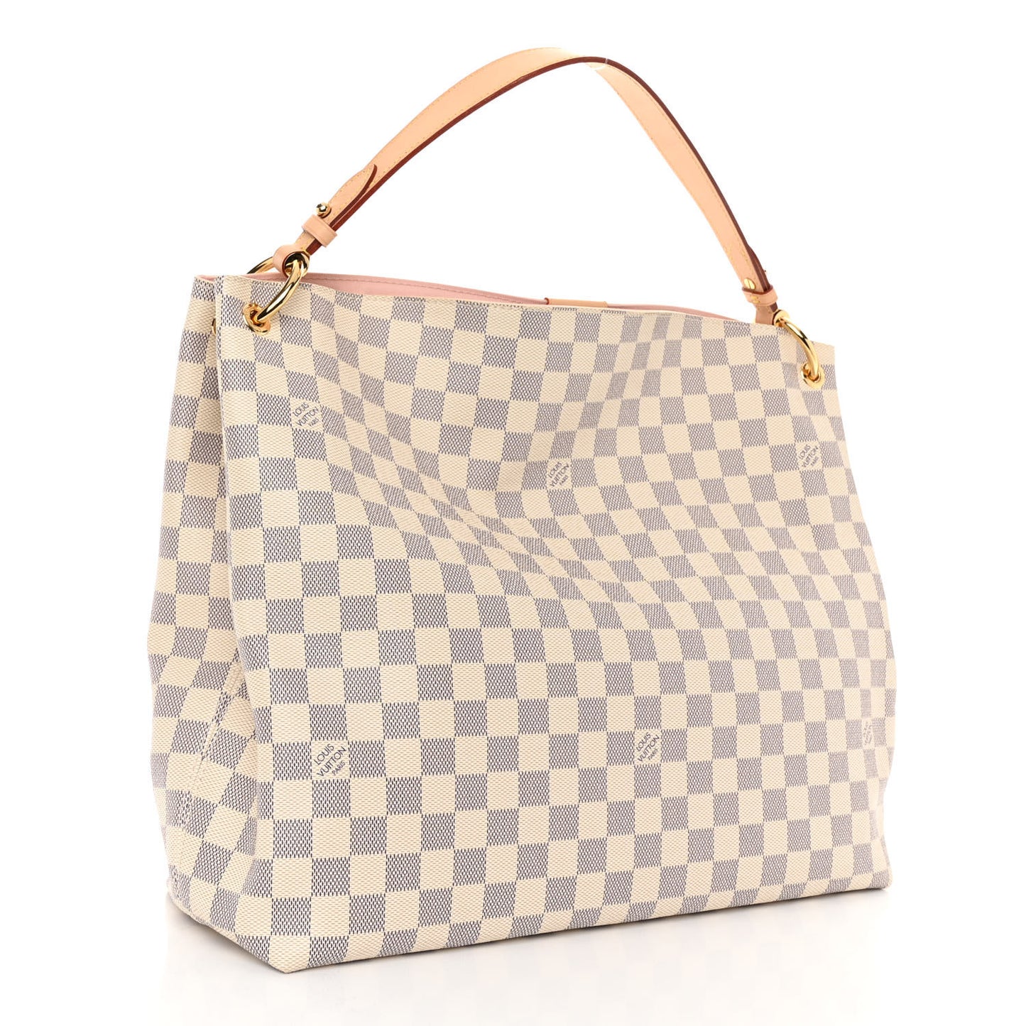 Damier Azur Graceful MM Rose Ballerine