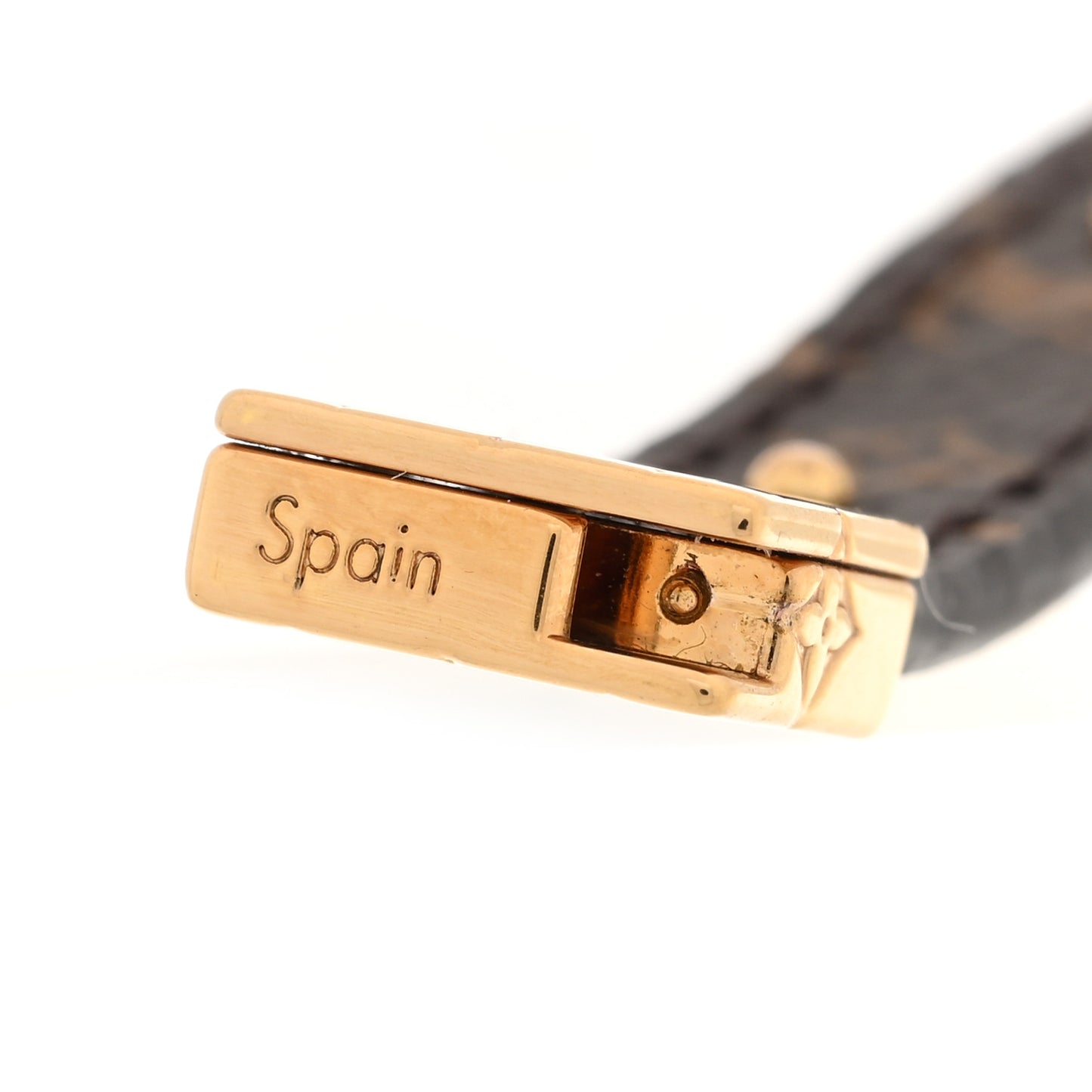 Monogram LV Circle Reversible Bracelet 17 Black