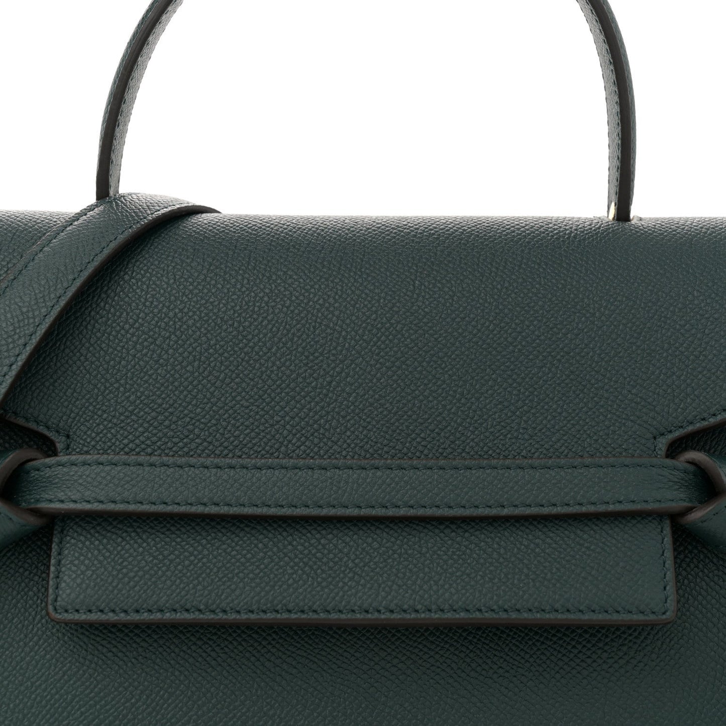 Grained Calfskin Micro Belt Bag Amazone
