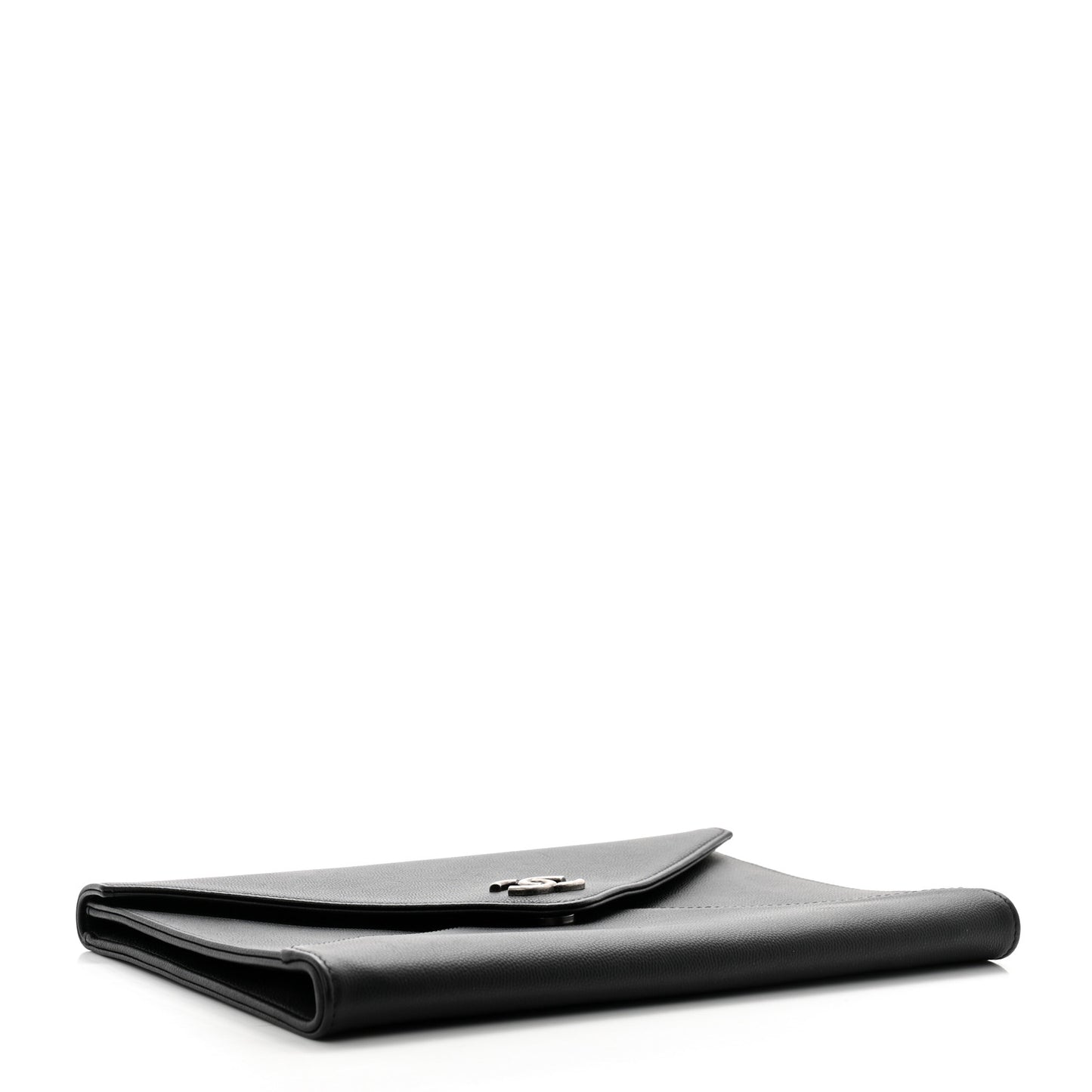 Caviar Envelope Clutch Black