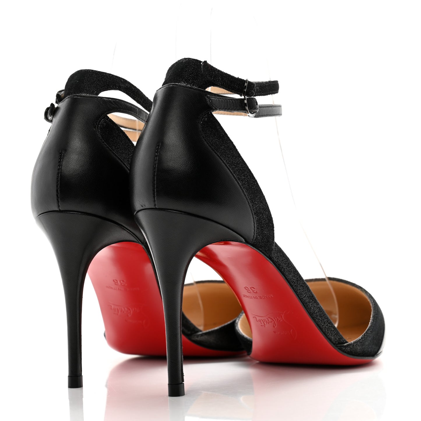 Suede Kid Uptown Double 85 Pumps 36 Black