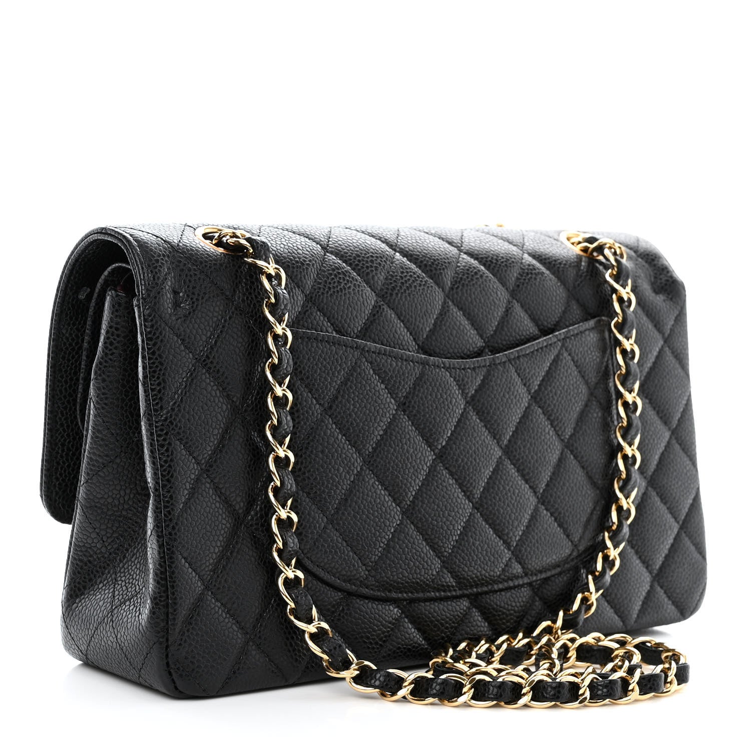 Chanel Caviar Quilted Medium Double Flap Black 3 of 11