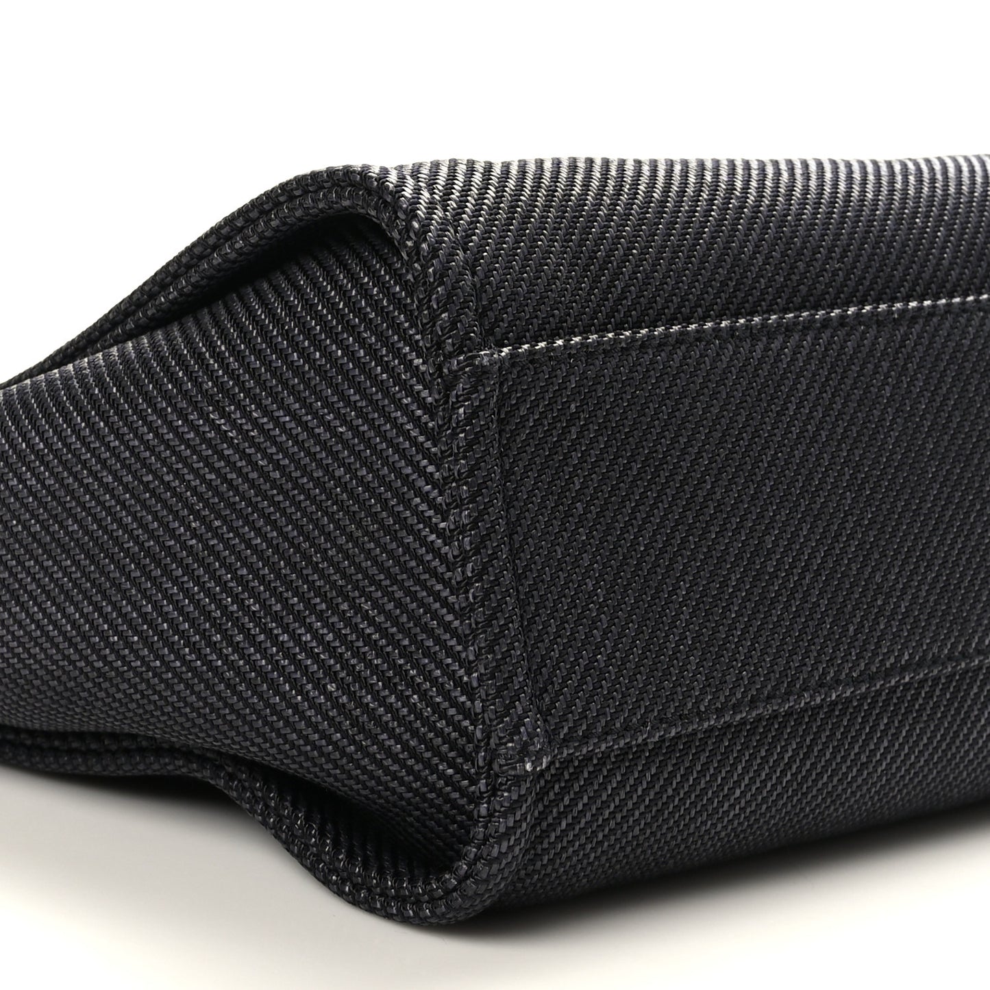 Lurex Boucle Small Deauville Tote Black