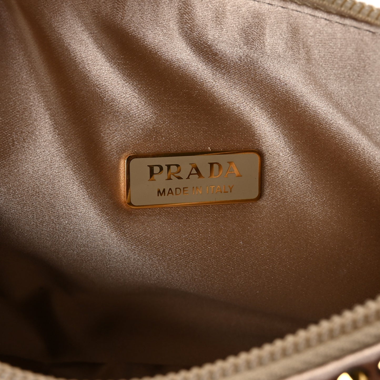 Satin Crystal Mini Re-Edition 2000 Bag Platino