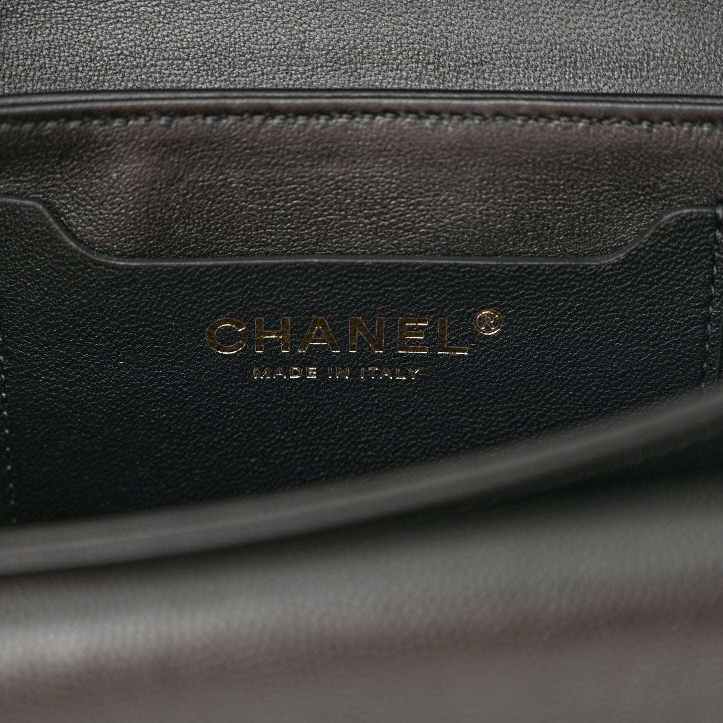 Caviar Quilted Mini Top Handle Flap Black