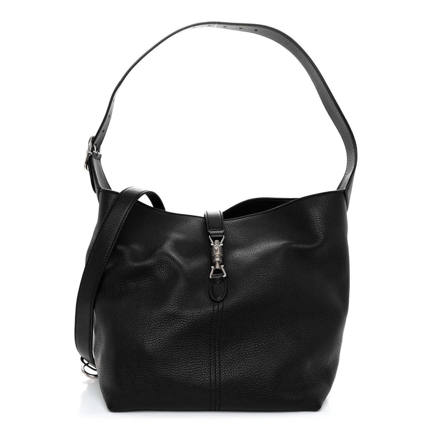 Soft Grained Calfskin Small Jackie 1961 Shoulder Bag Black