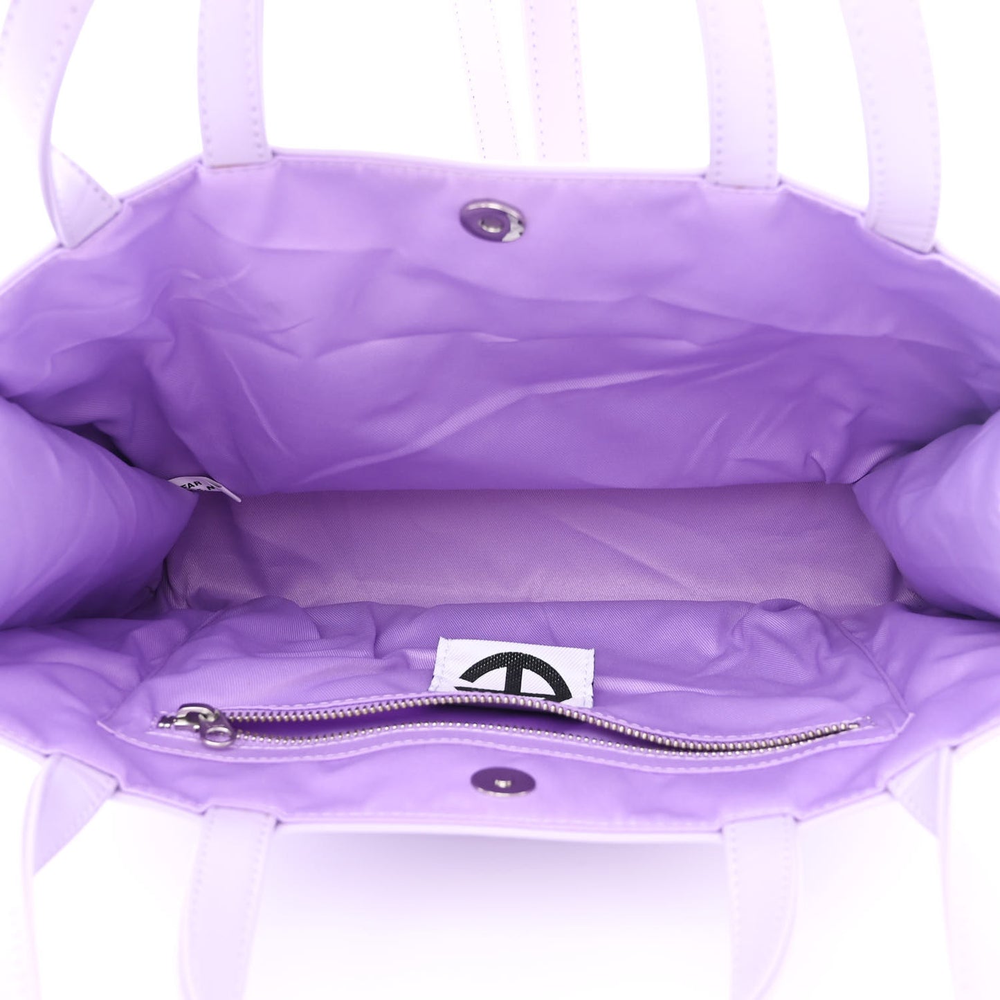Vegan Leather Medium Shopping Bag Lavender