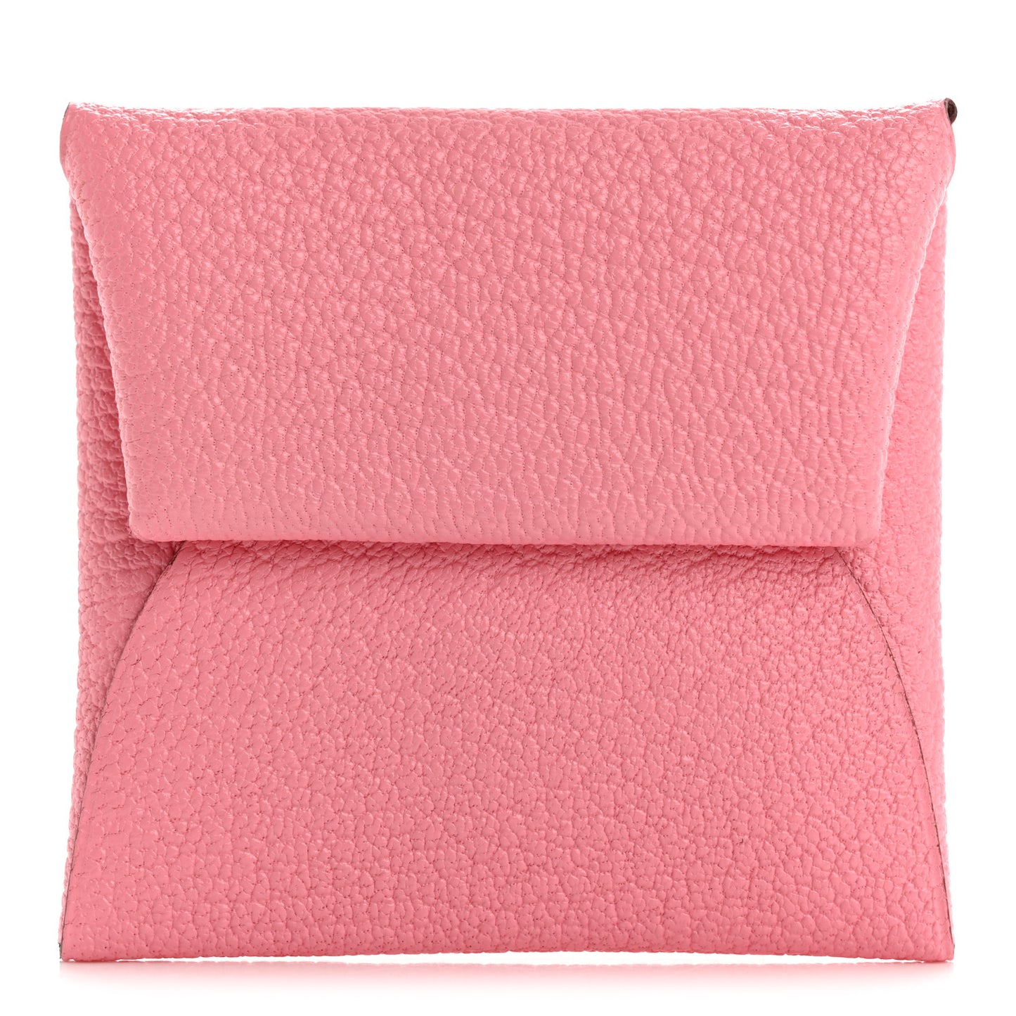 Chevre Mysore Bastia Verso Coin Purse Rose Confetti Brique