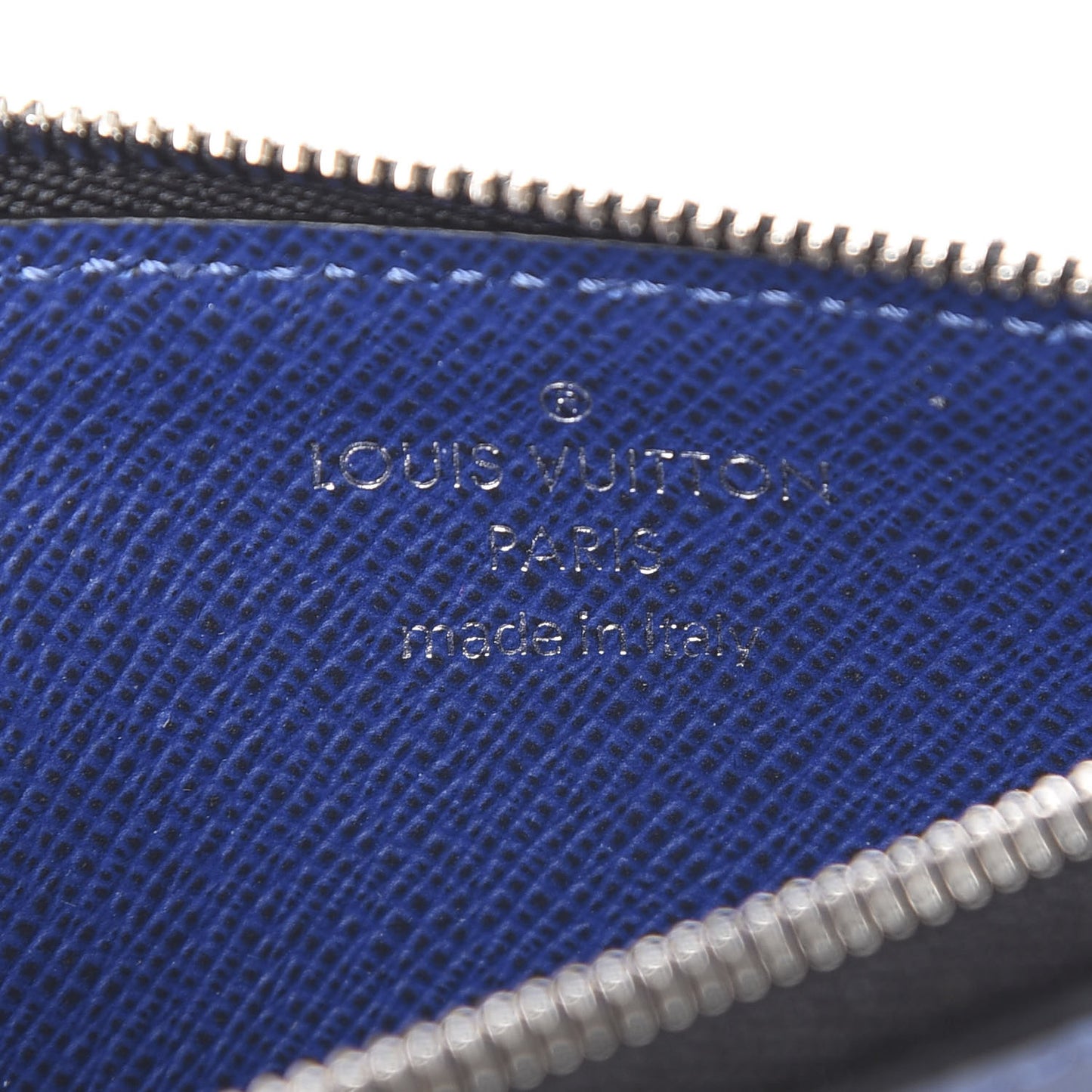 Monogram Taiga Coin Card Holder Cobalt