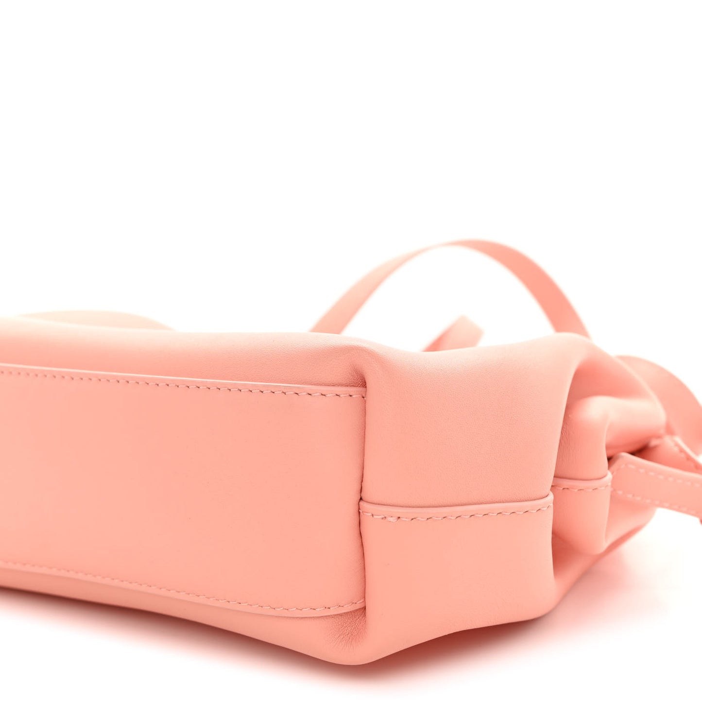 Calfskin Small The Point Triangle Bag Peachy