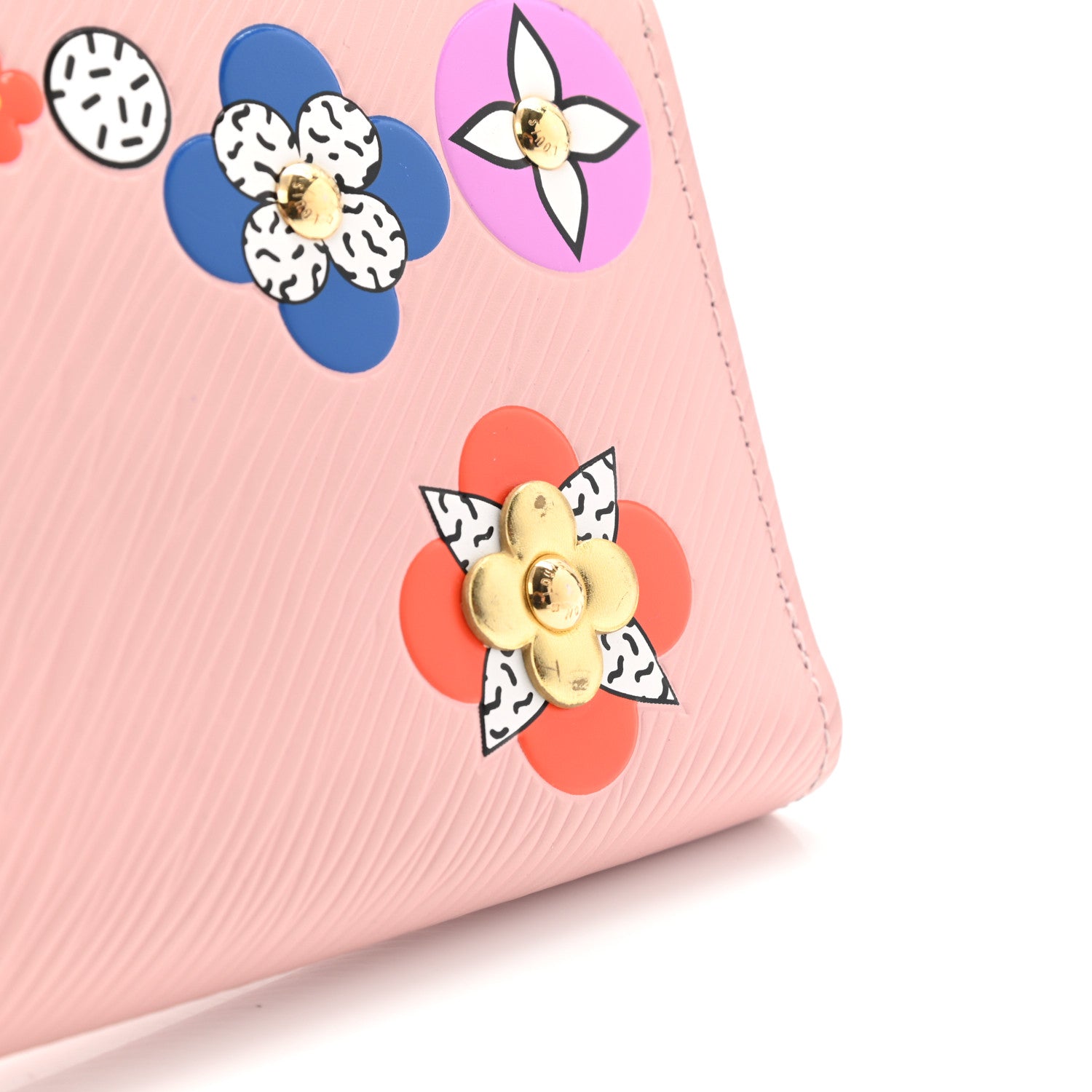Louis Vuitton Epi Blooming Flowers Zippy Wallet Rose Ballerine 8 of 9