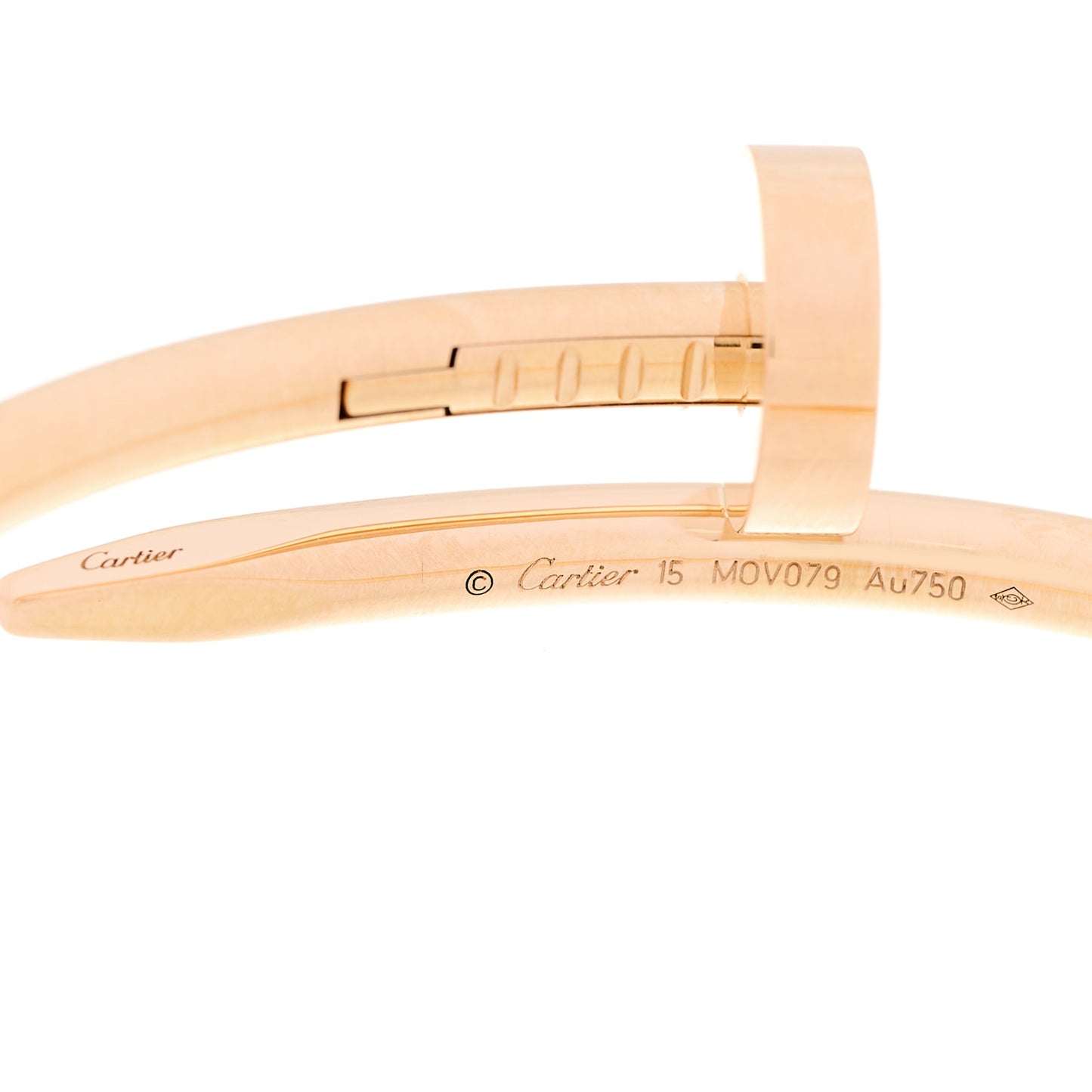 18K Pink Gold Juste Un Clou Bracelet 15