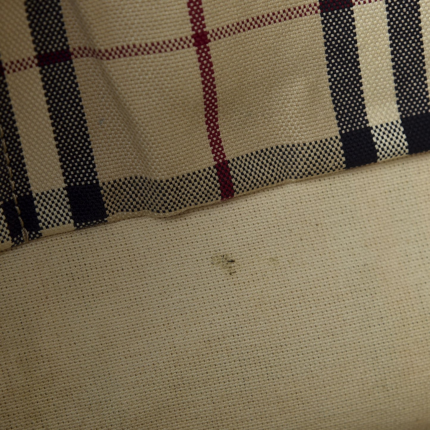 Vintage Check Tote Beige