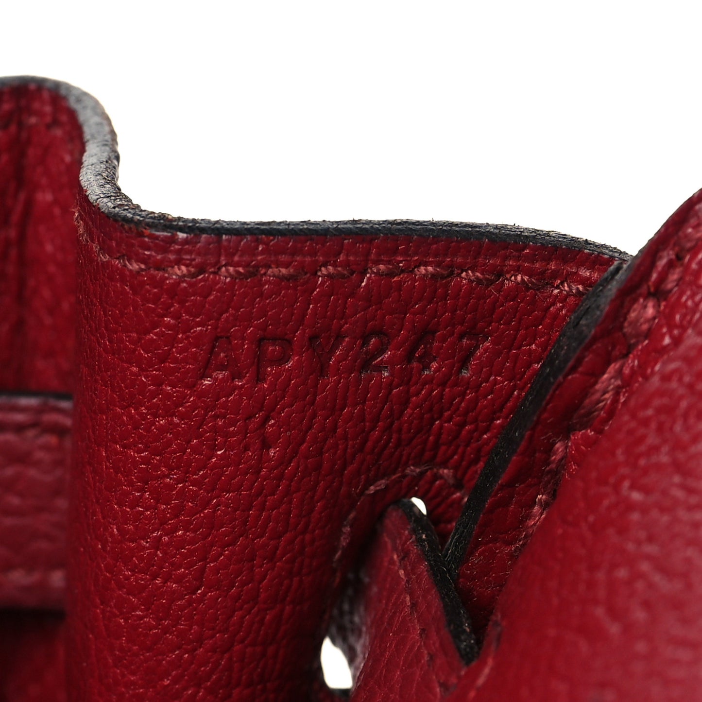 Togo Birkin 25 Rouge Grenat
