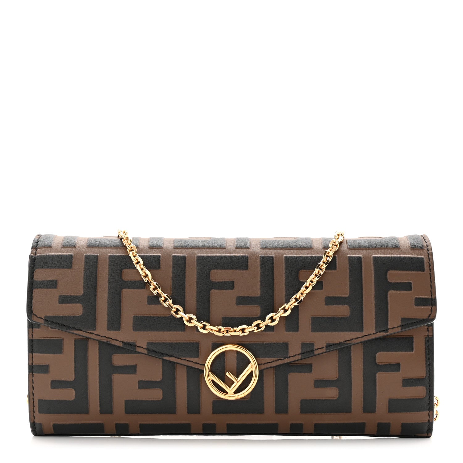 Fendi Vitello Soft F is Fendi Bi-Color FF 1974 Embossed