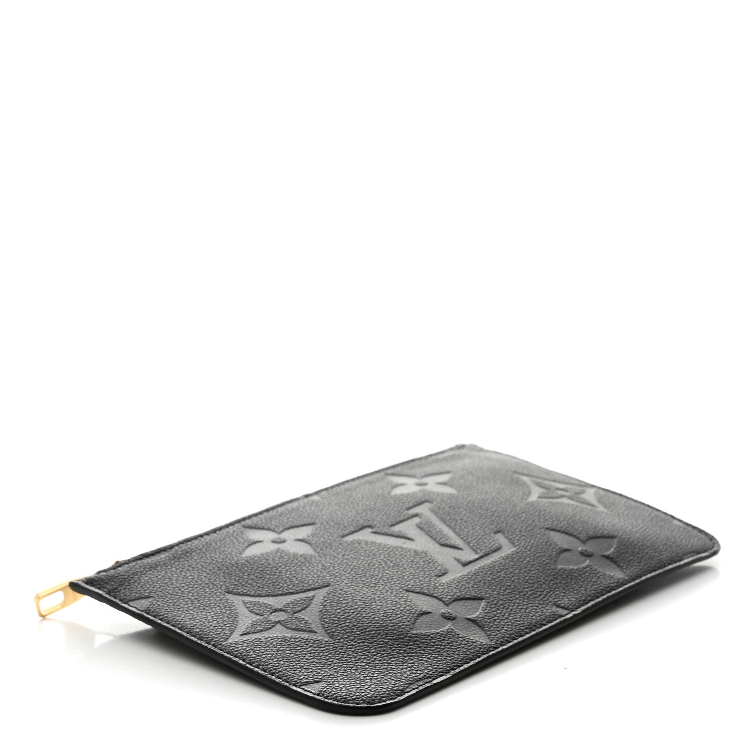 Louis Vuitton Empreinte Monogram Giant Neverfull MM Pochette Black 4 of 6