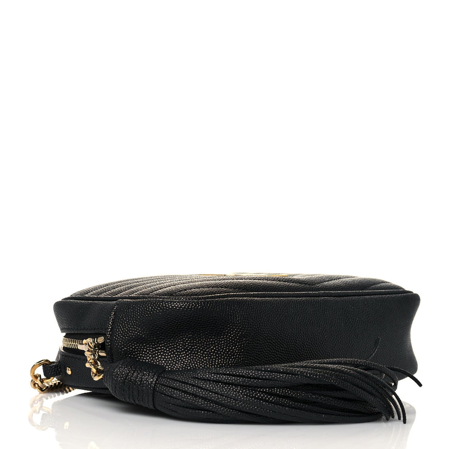Grain De Poudre Matelasse Monogram Mini Lou Camera Bag Black
