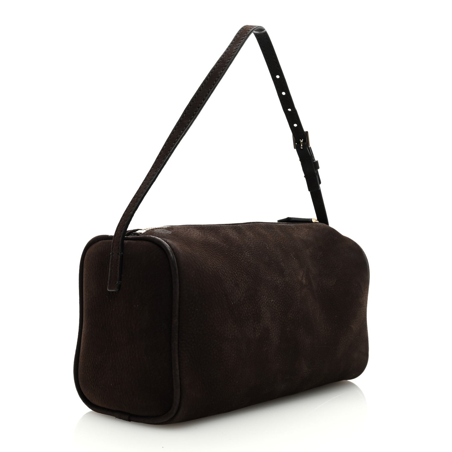 The Row Nubuck 90's Bag Wood Brown 3 of 9
