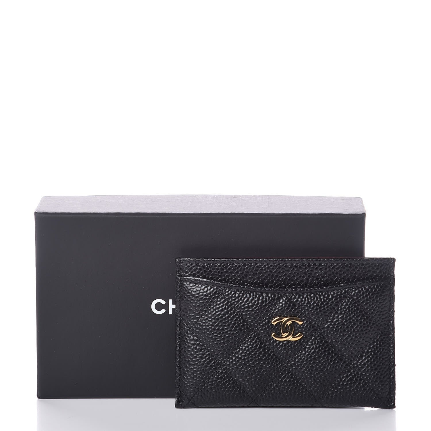 Chanel Caviar Quilted Card Holder Black 9 of 9