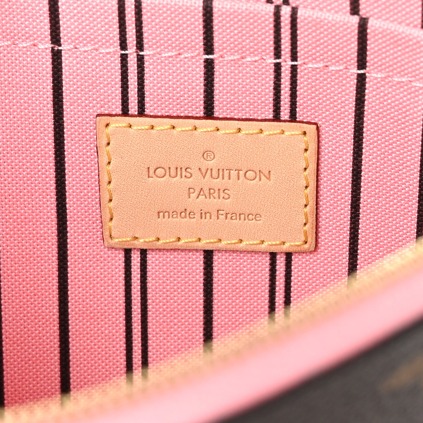 Monogram Neverfull MM GM Pochette Rose Ballerine