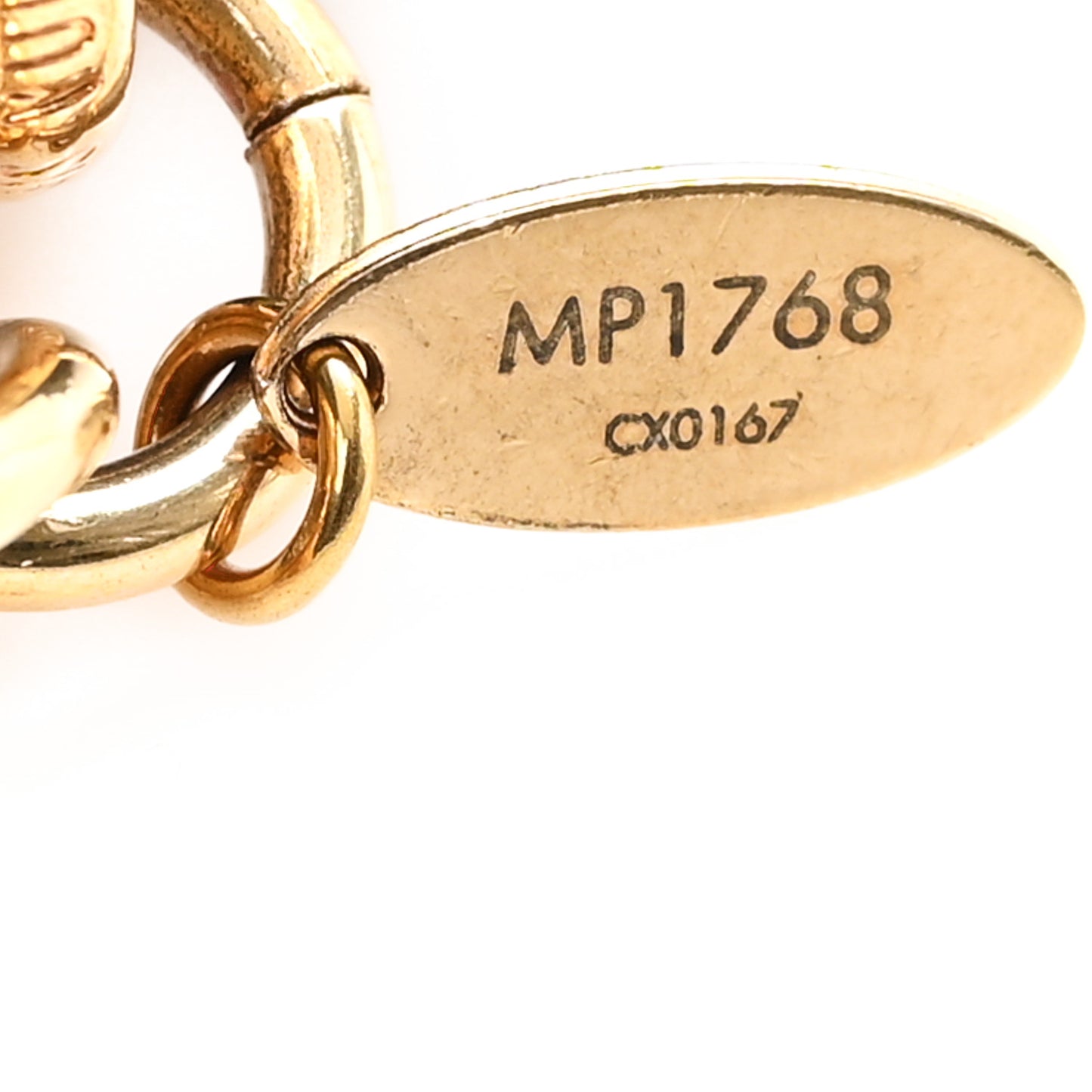 Monogram Tassel Bag Charm