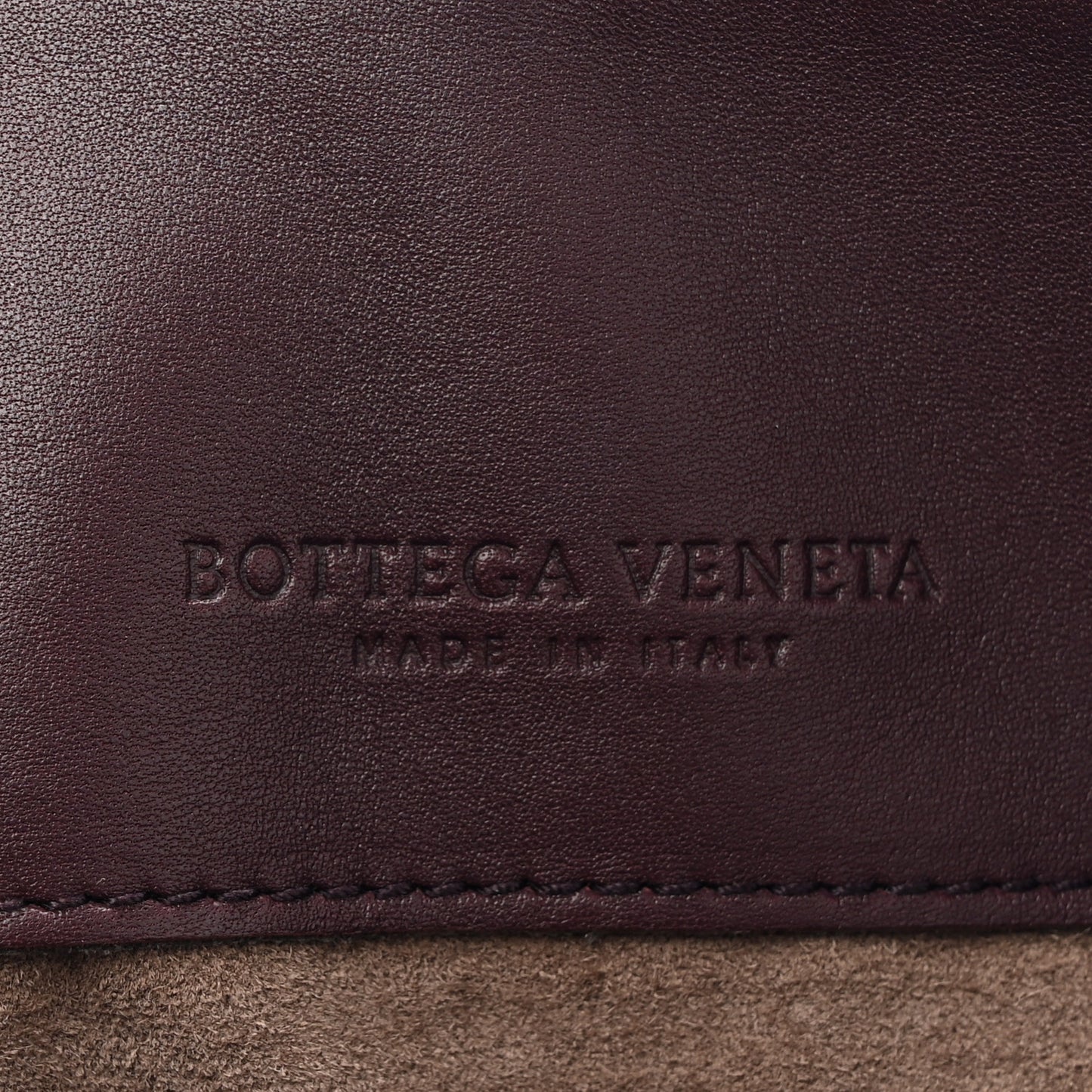 Nappa Intrecciato Large Olimpia Bag Burgundy