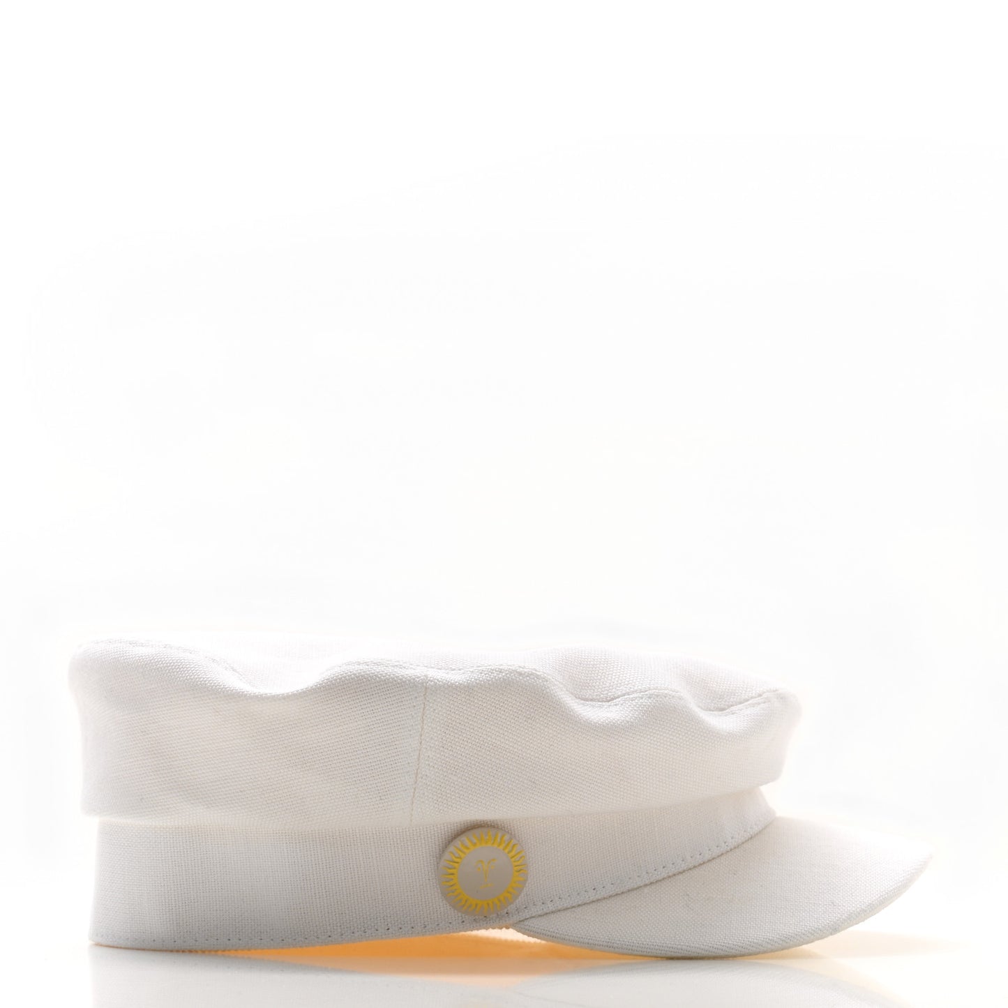 Hemp Canvas Cotton Giulia Visage Soleil Cap 57 White