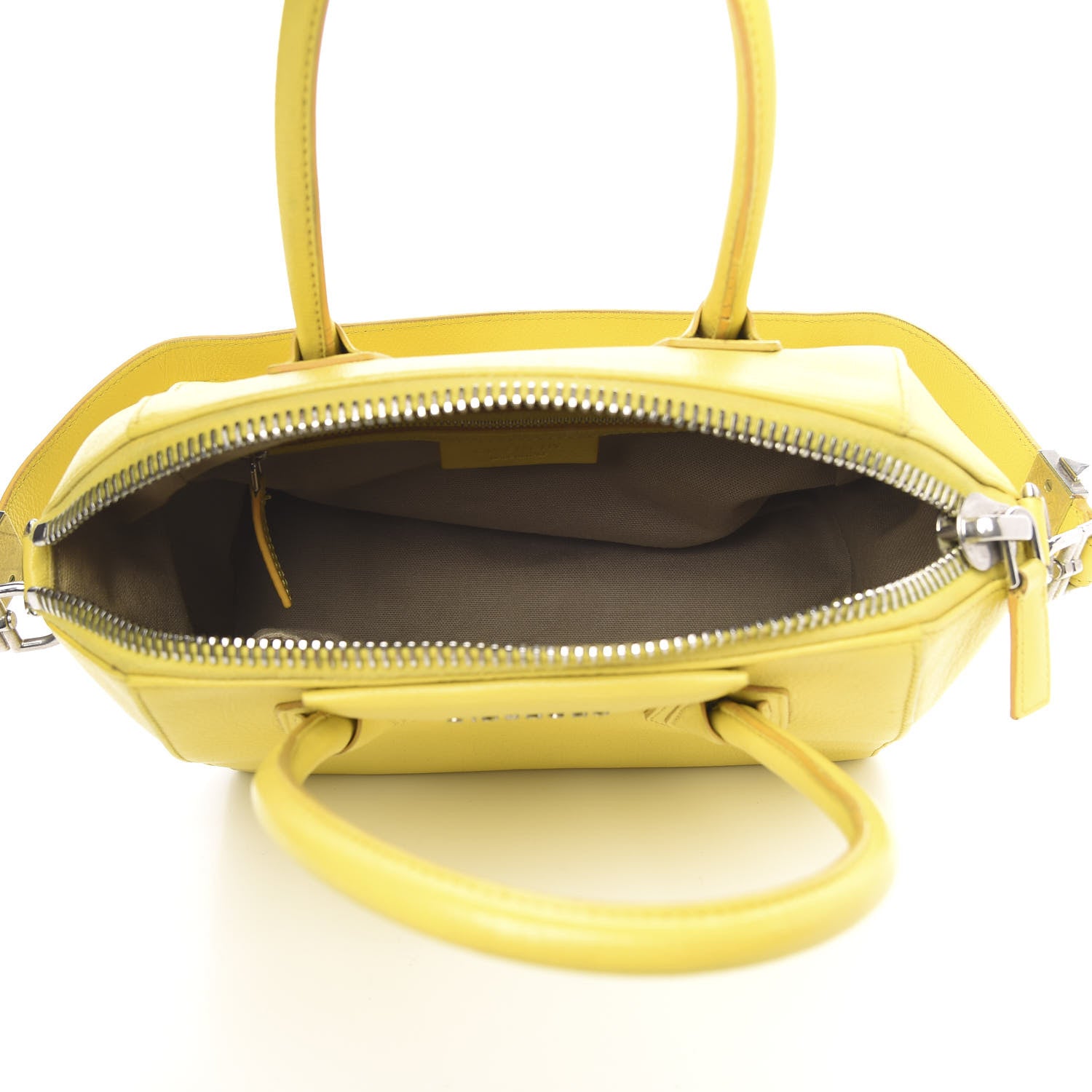 Givenchy Sugar Goatskin Small Antigona Yellow 5 of 16