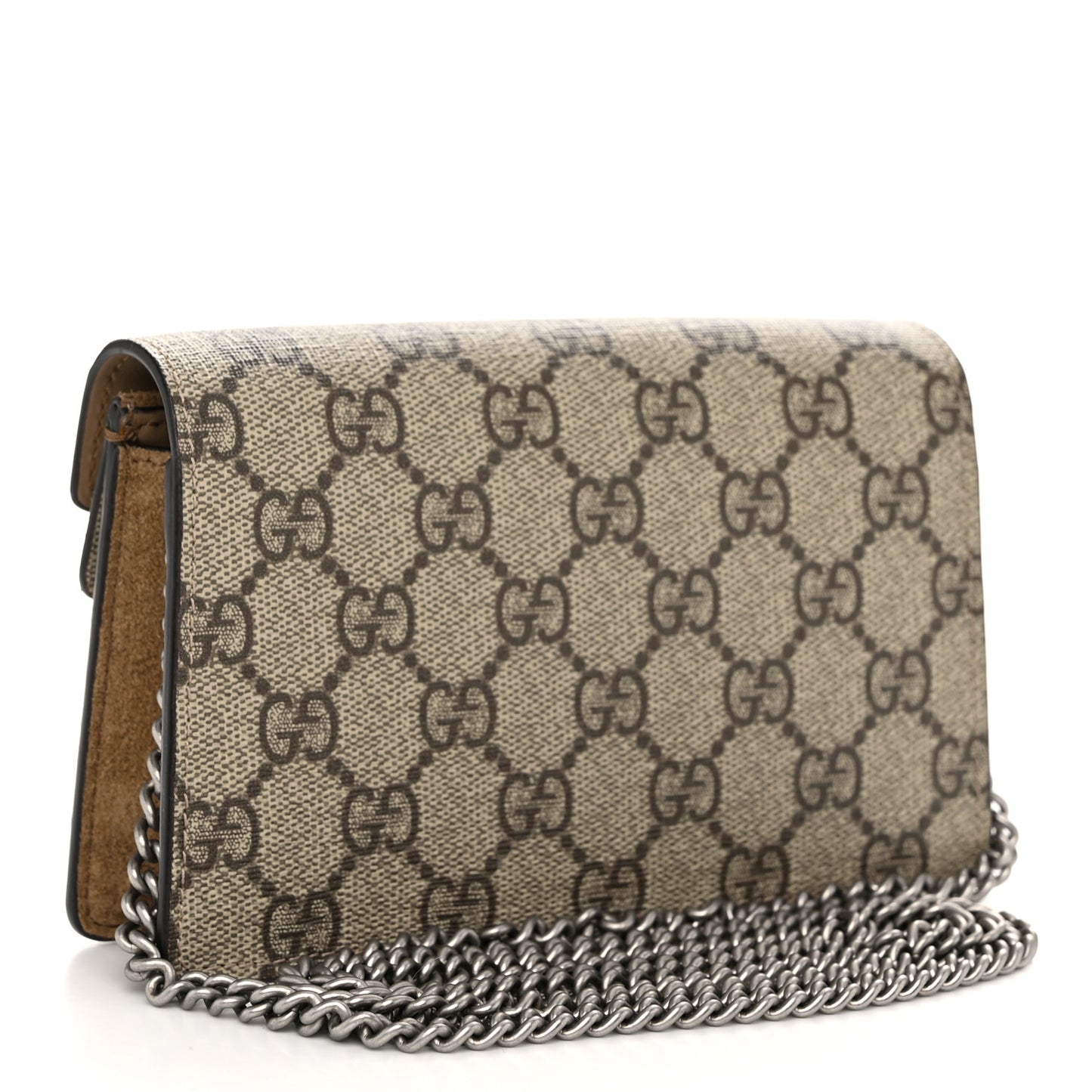 GG Supreme Monogram Super Mini Dionysus Shoulder Bag Taupe