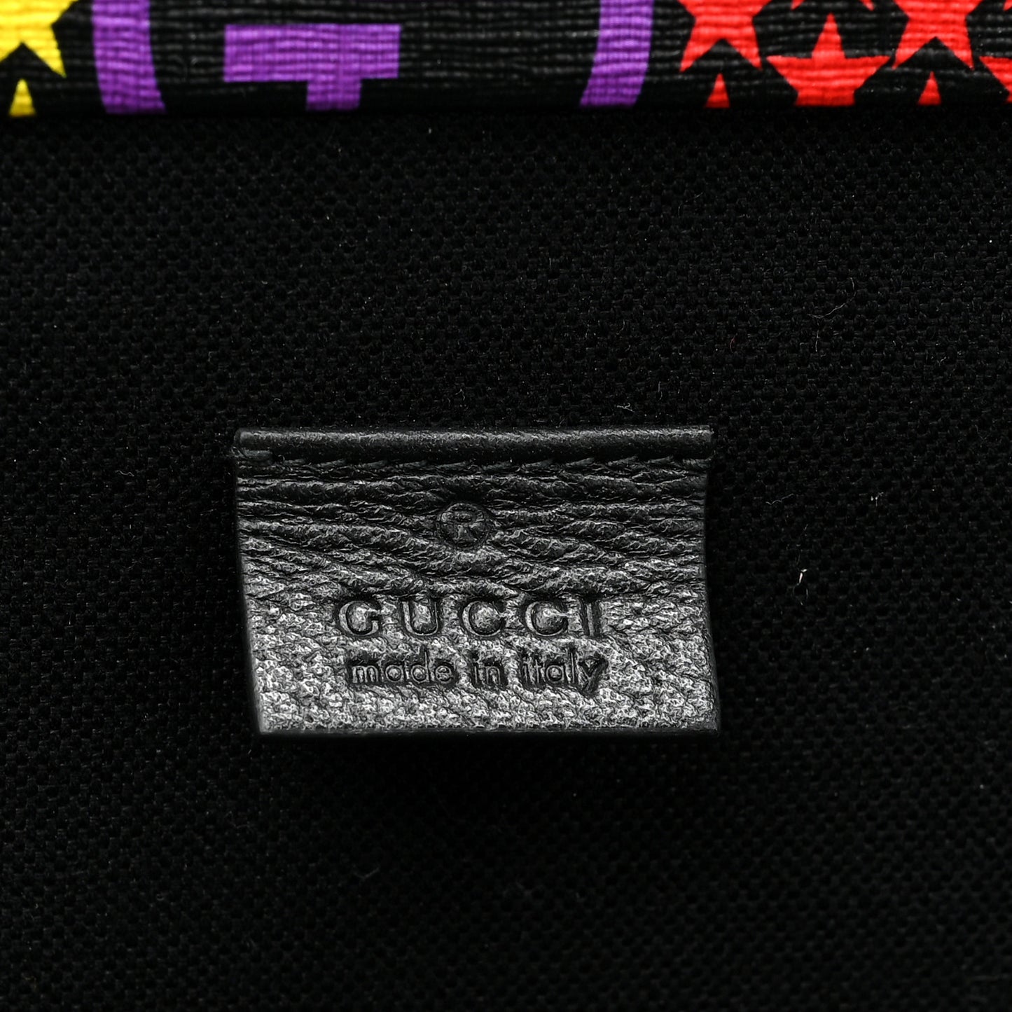 GG Supreme Monogram Psychedelic Extra Large Savoy Suitcase Black Multicolor