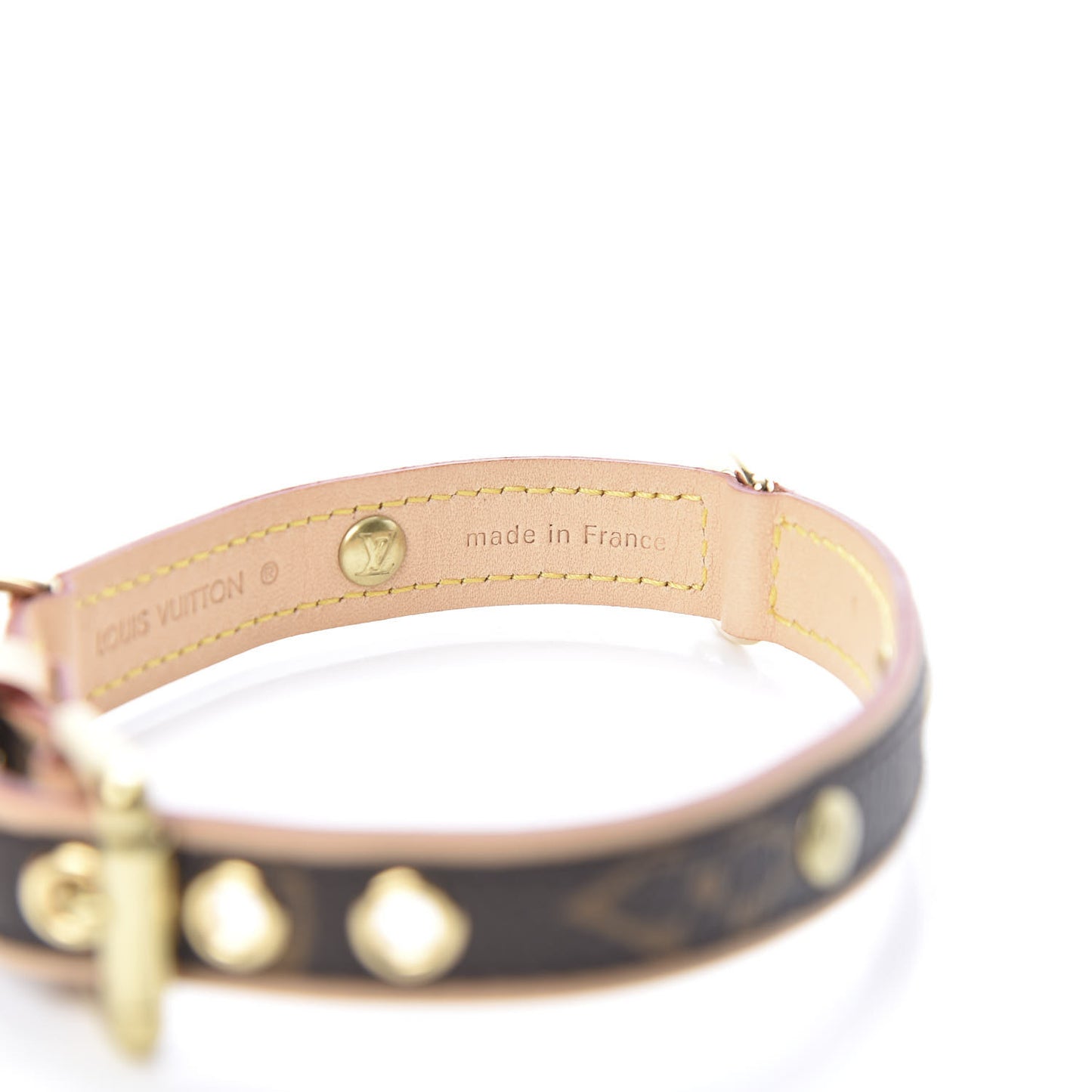 Monogram Baxter Dog Collar PM