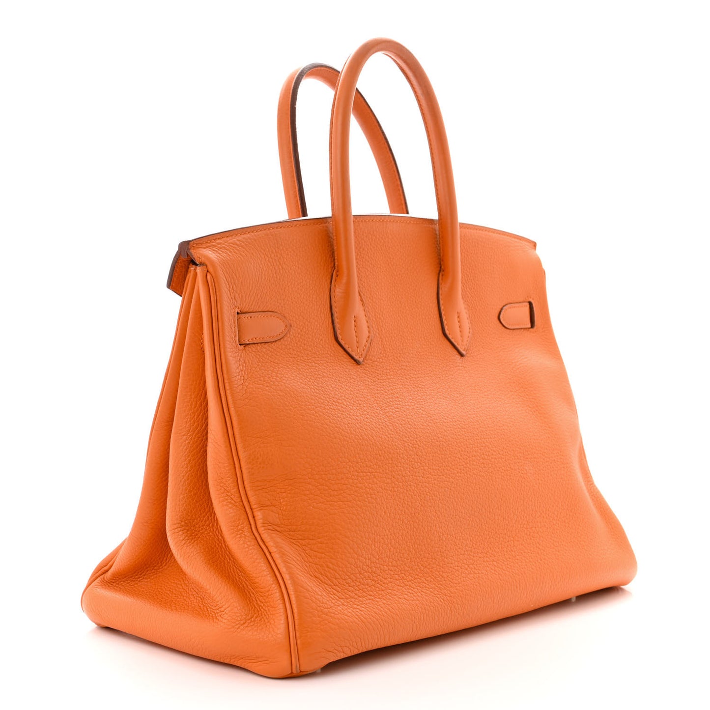 Taurillon Clemence Birkin 35 Orange