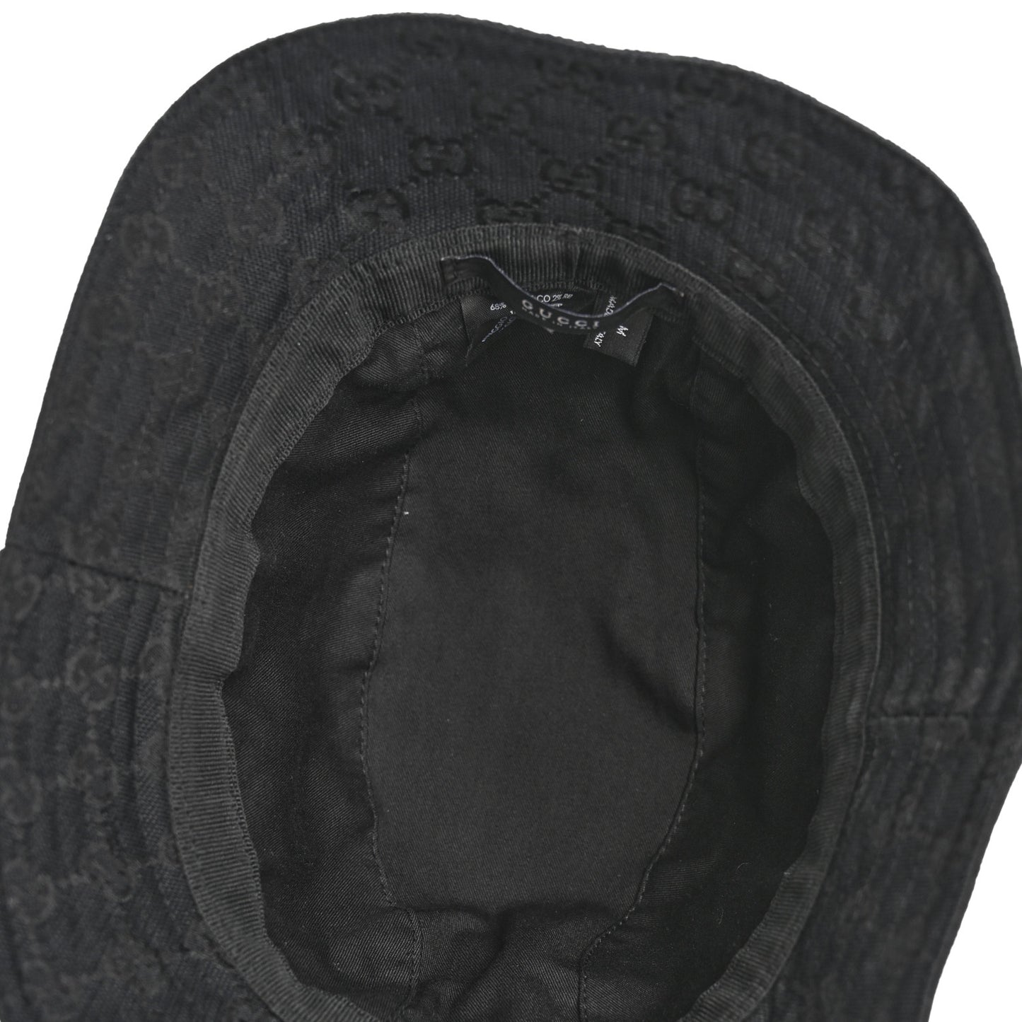 Monogram Web Bucket Hat M Black