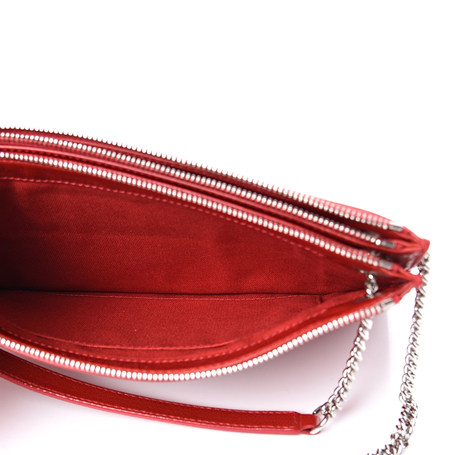 Marc Jacobs Calfskin Snakeskin The Doll Shoulder Bag Red 5 of 11
