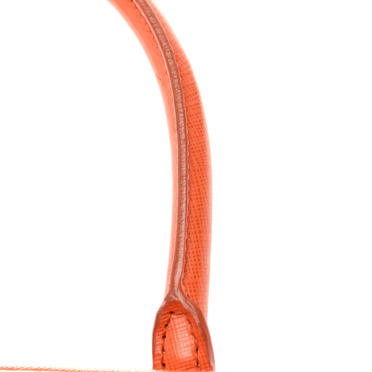 Saffiano Lux Open Medium Promenade Tote Papaya