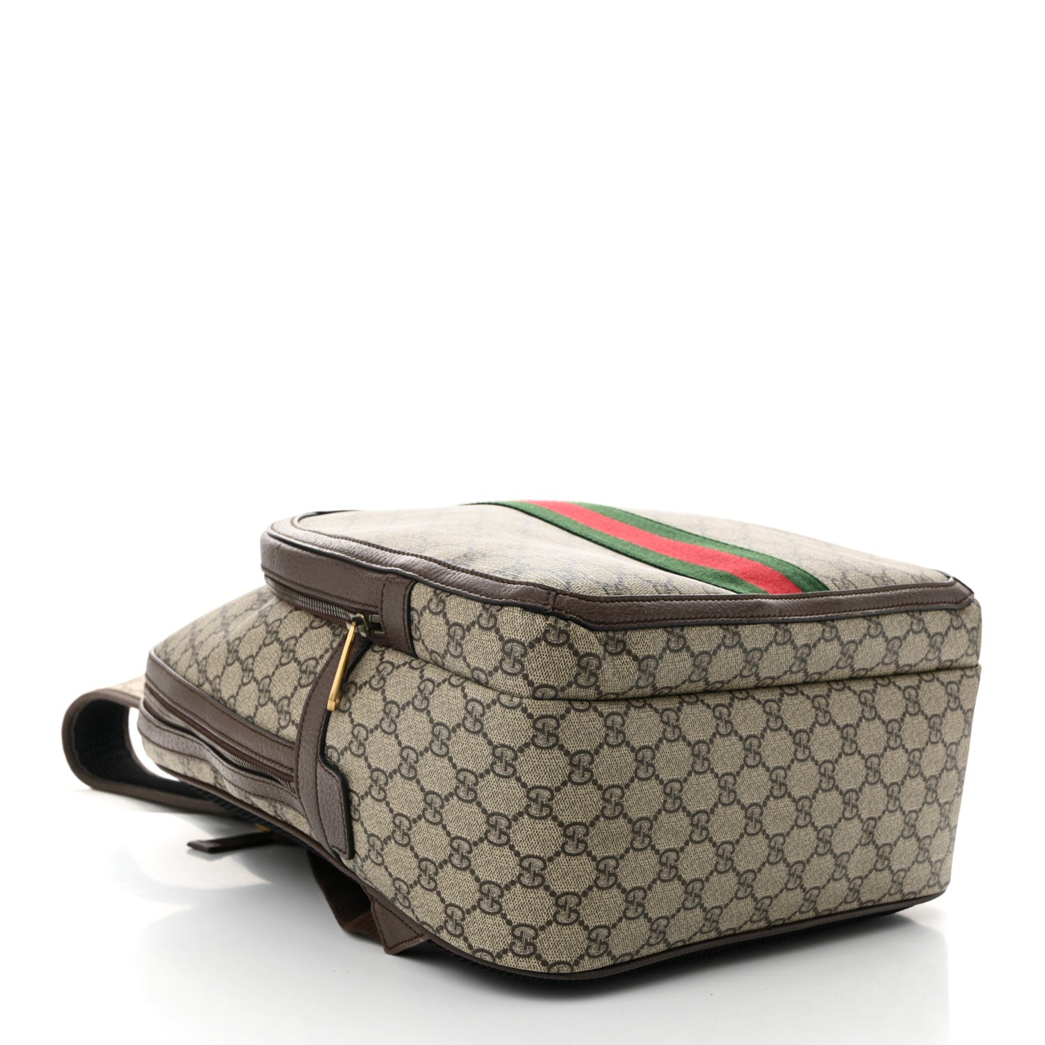 Gucci GG Supreme Monogram Medium Ophidia Day Backpack Brown 4 of 12