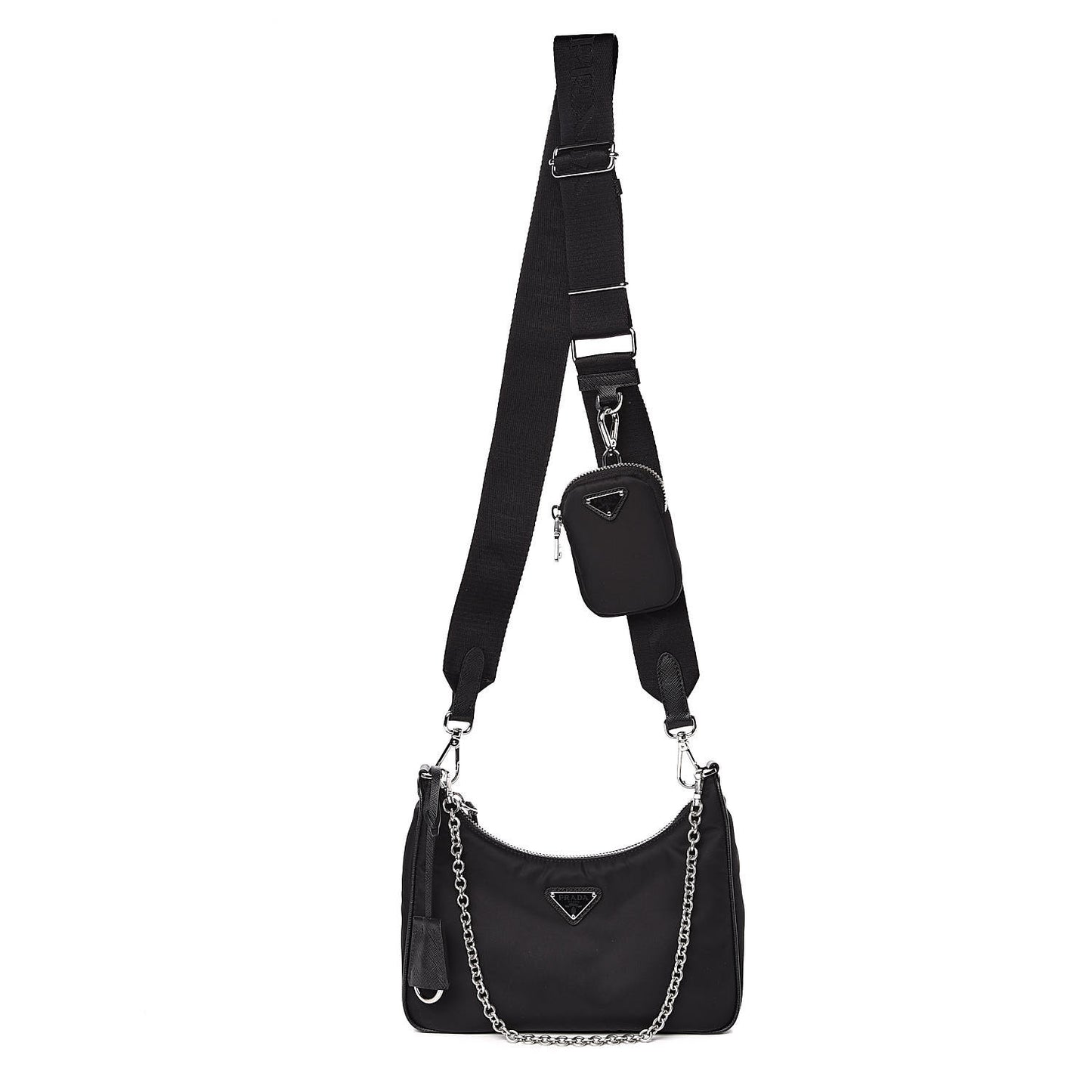 Nylon Re-Edition 2005 Shoulder Bag Black
