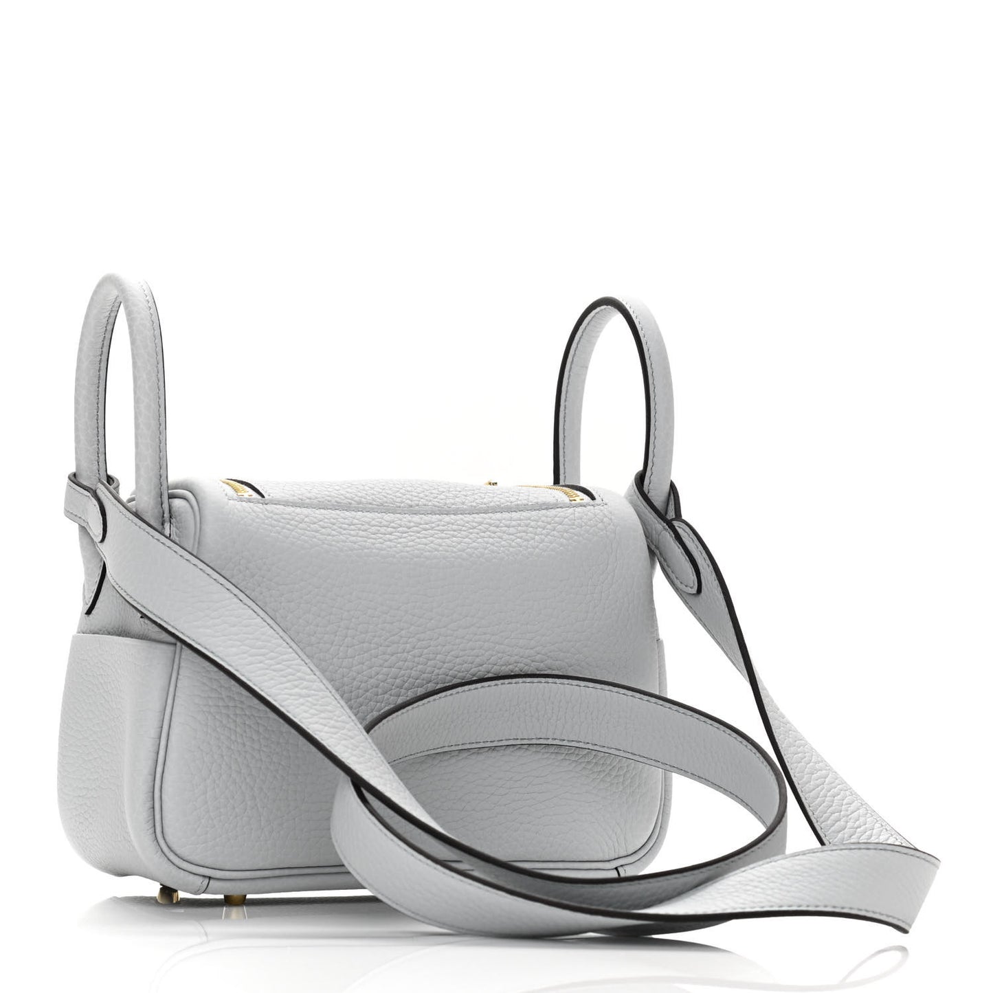 Taurillon Clemence Mini Lindy 20 Bleu Pale