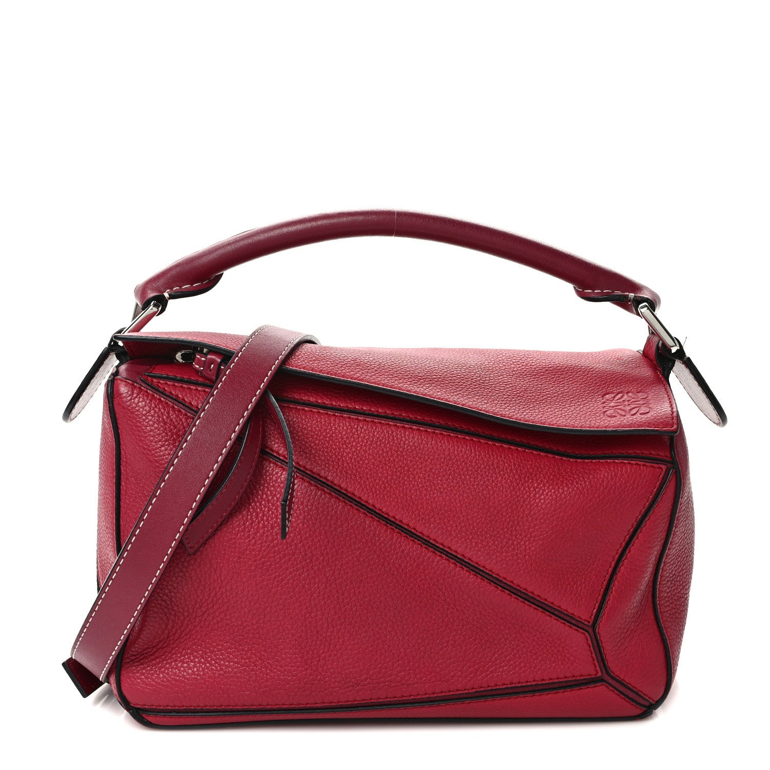 Loewe Calfskin Small Puzzle Bag Rouge 1 of 17