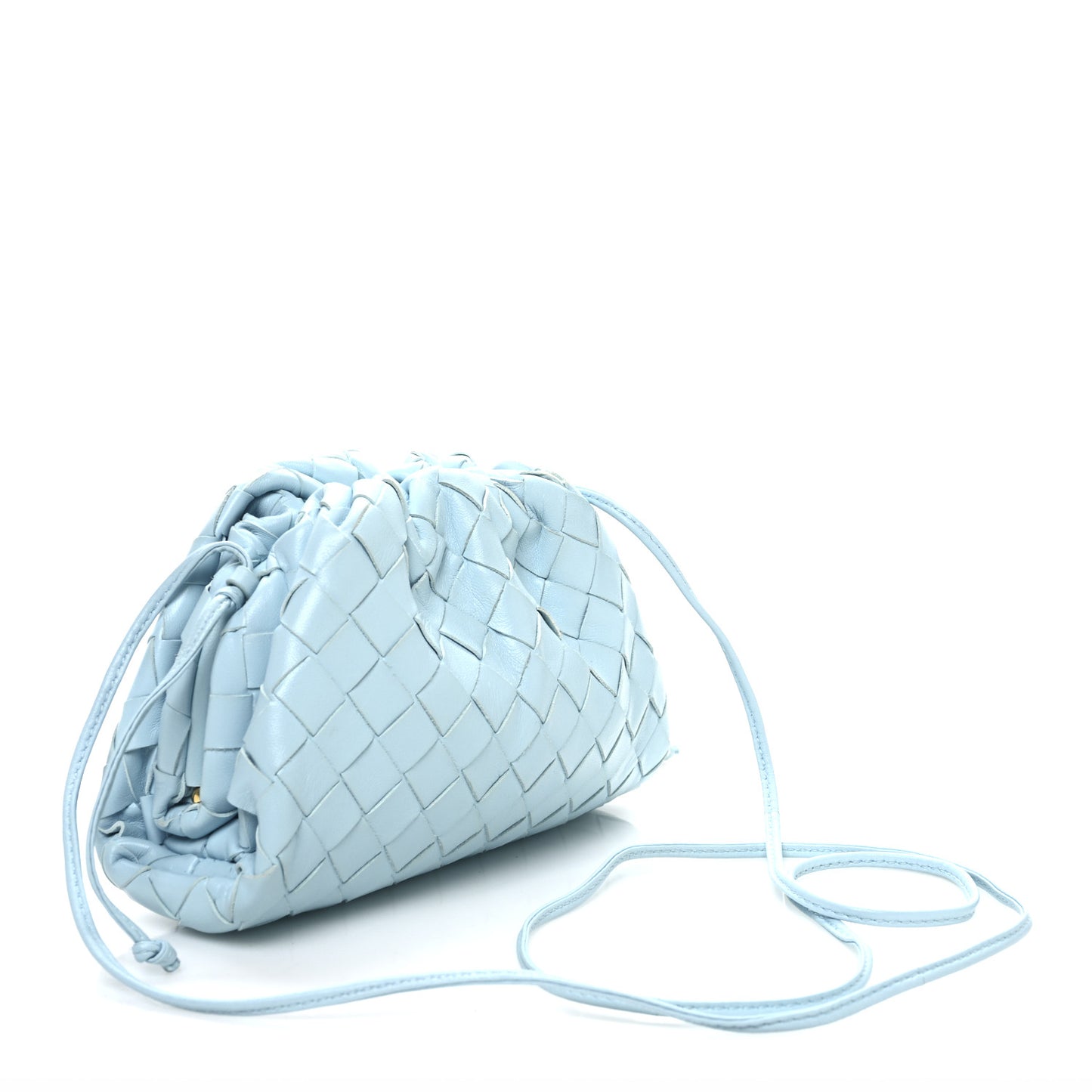 Nappa Intrecciato The Mini Pouch Ice