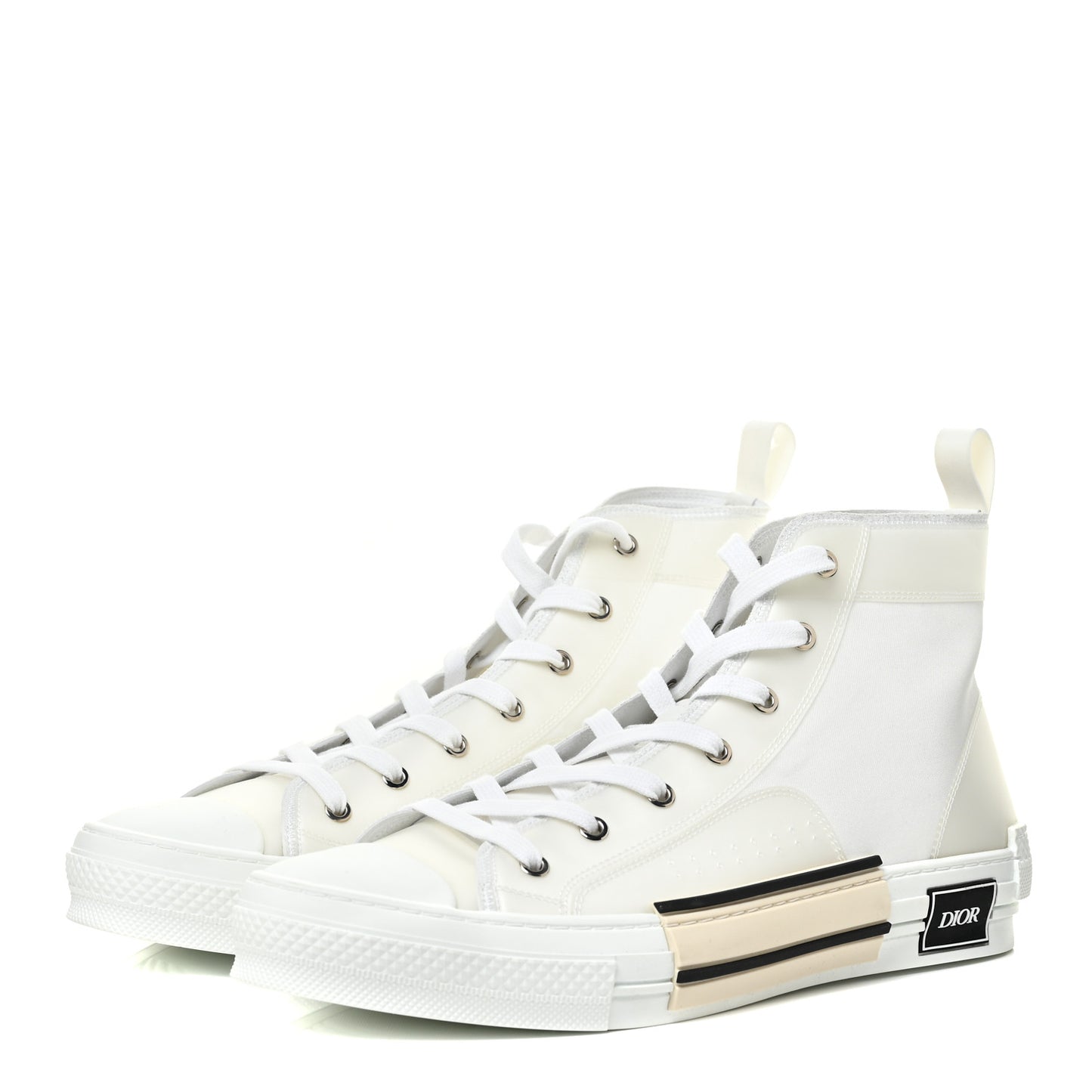 Canvas Mens B23 High Top Sneakers 45 White