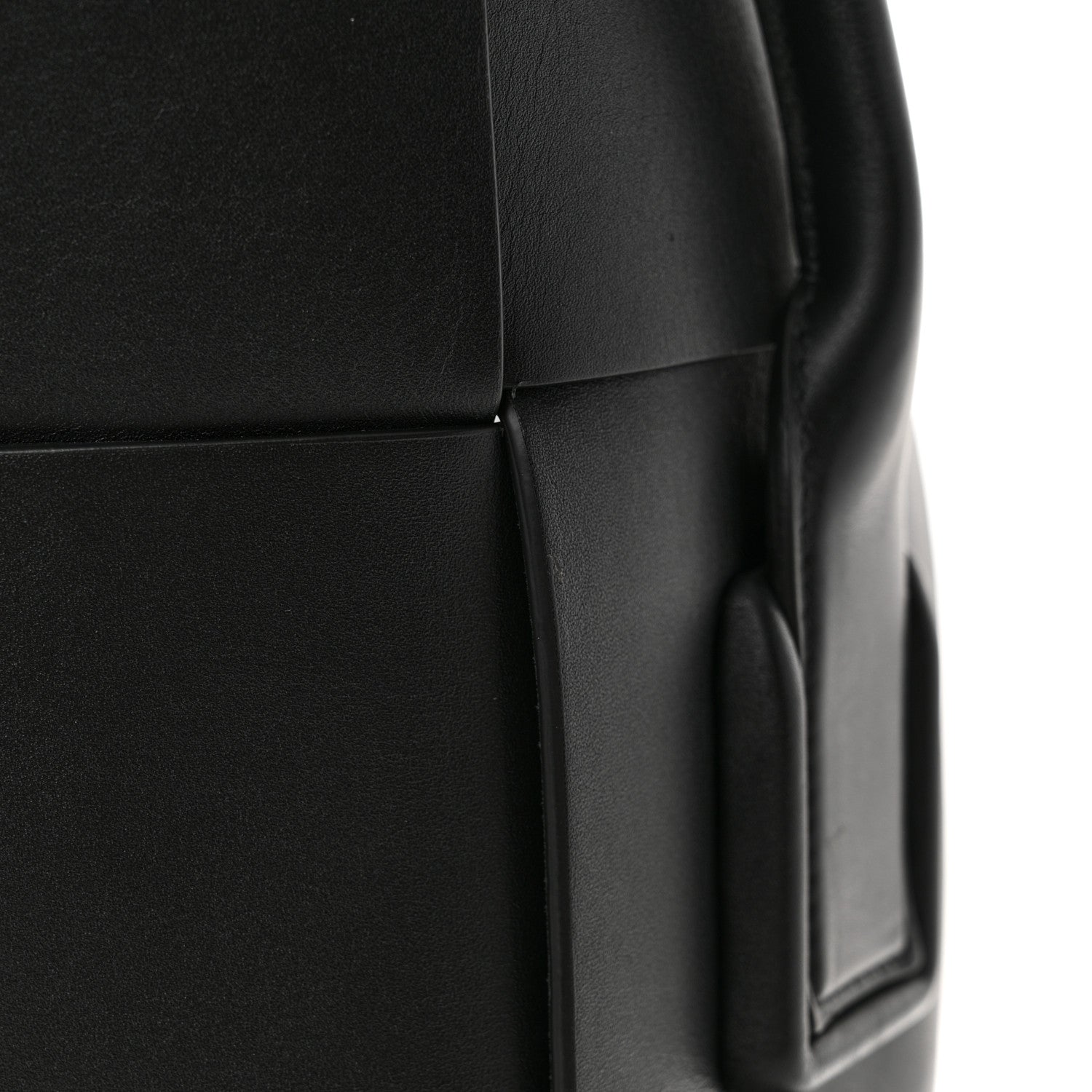 Bottega Veneta French Calfskin Maxi Intrecciato Large Vertical Arco Tote Black 12 of 12